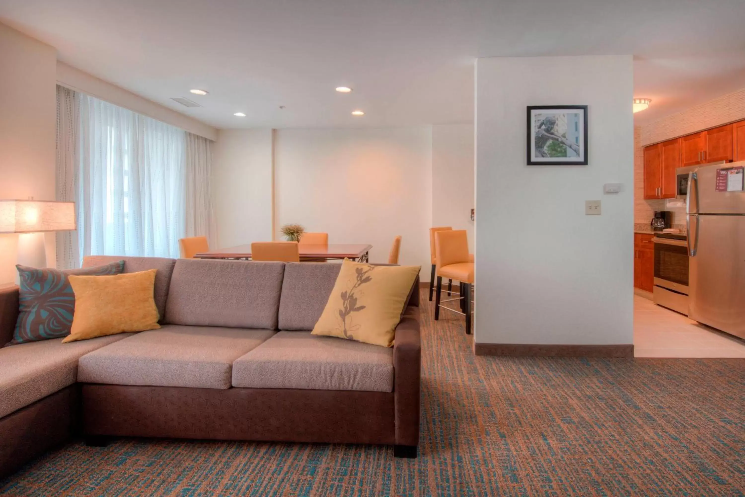 Bedroom, Seating Area in Residence Inn Charlotte Uptown