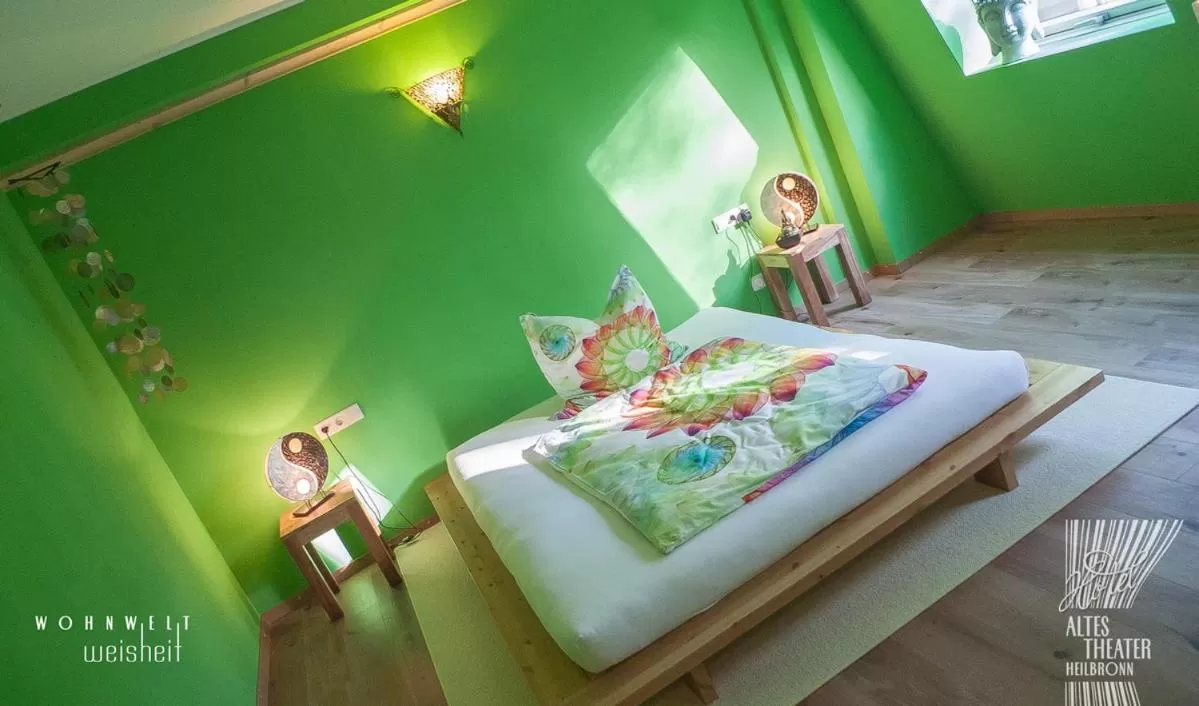 Bedroom, Bed in HOTEL ALTES THEATER Heilbronn