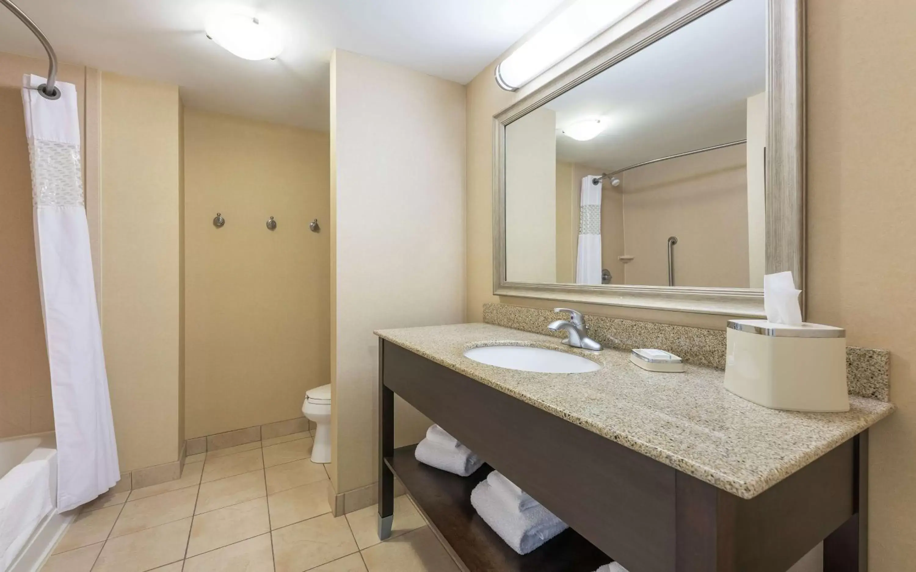 Bathroom in Hampton Inn & Suites by Hilton Moncton