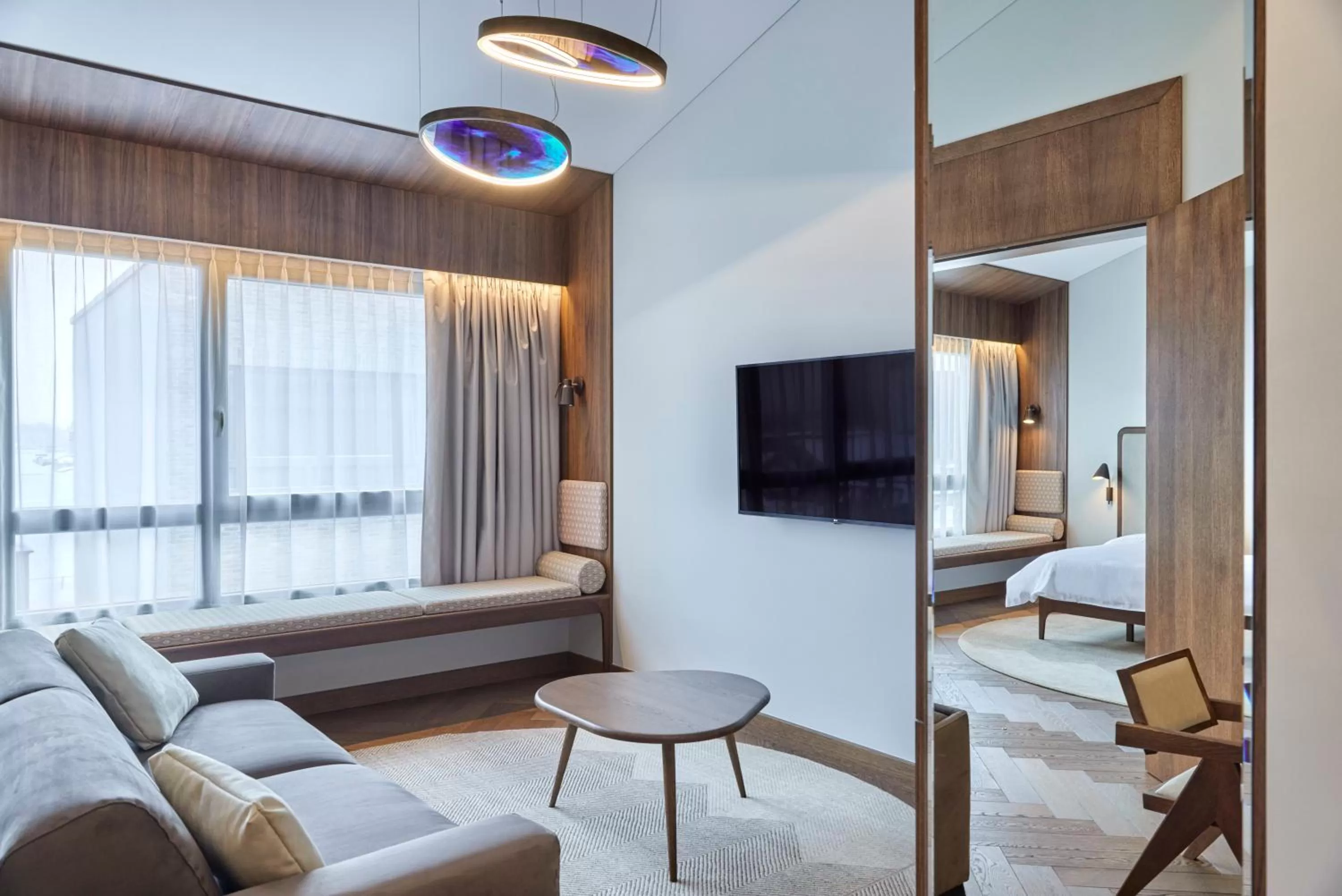 TV and multimedia, Bed in Neringa Hotel