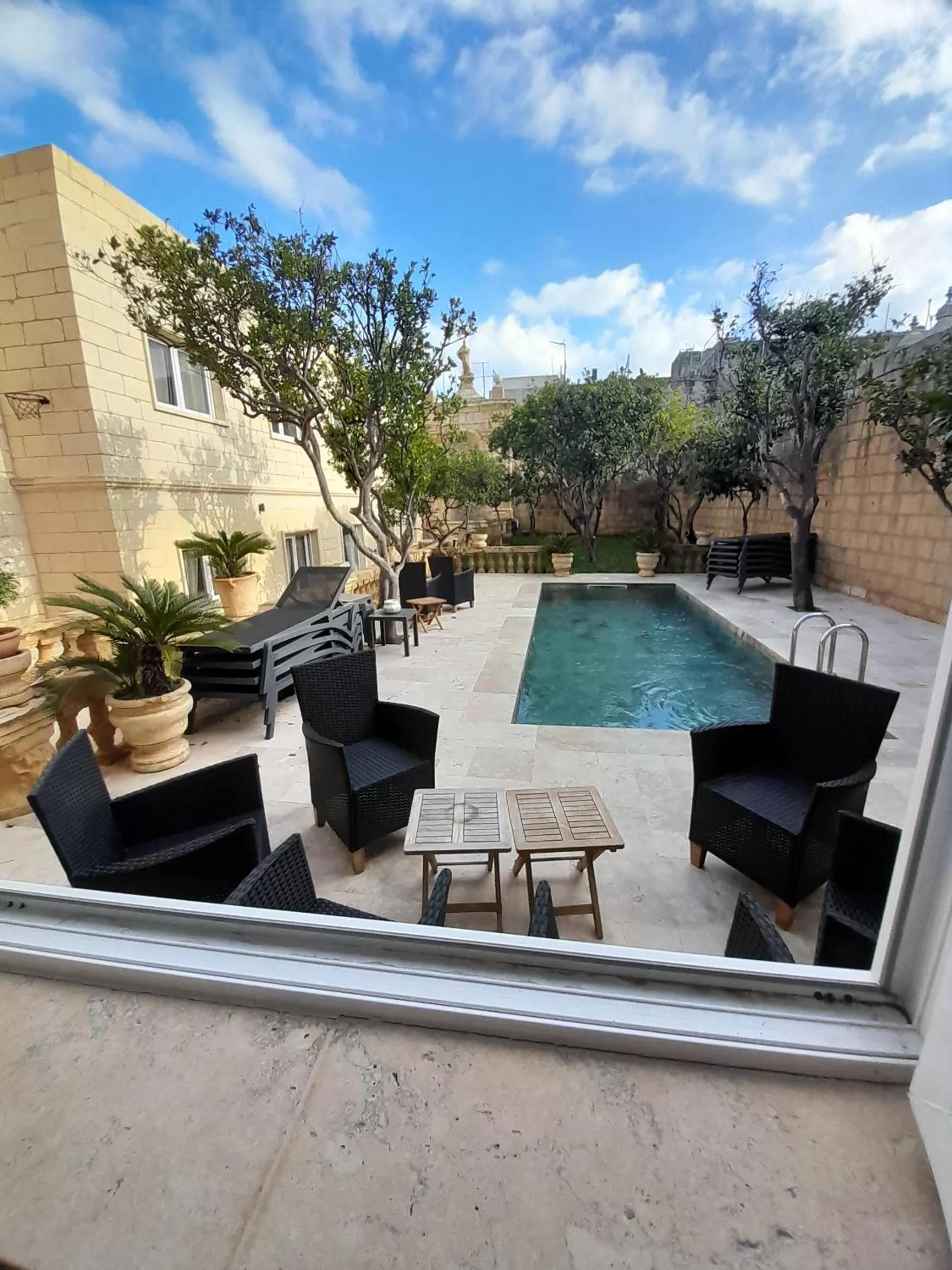 Swimming pool in Palazzo Pisani Malta Boutique and SPA