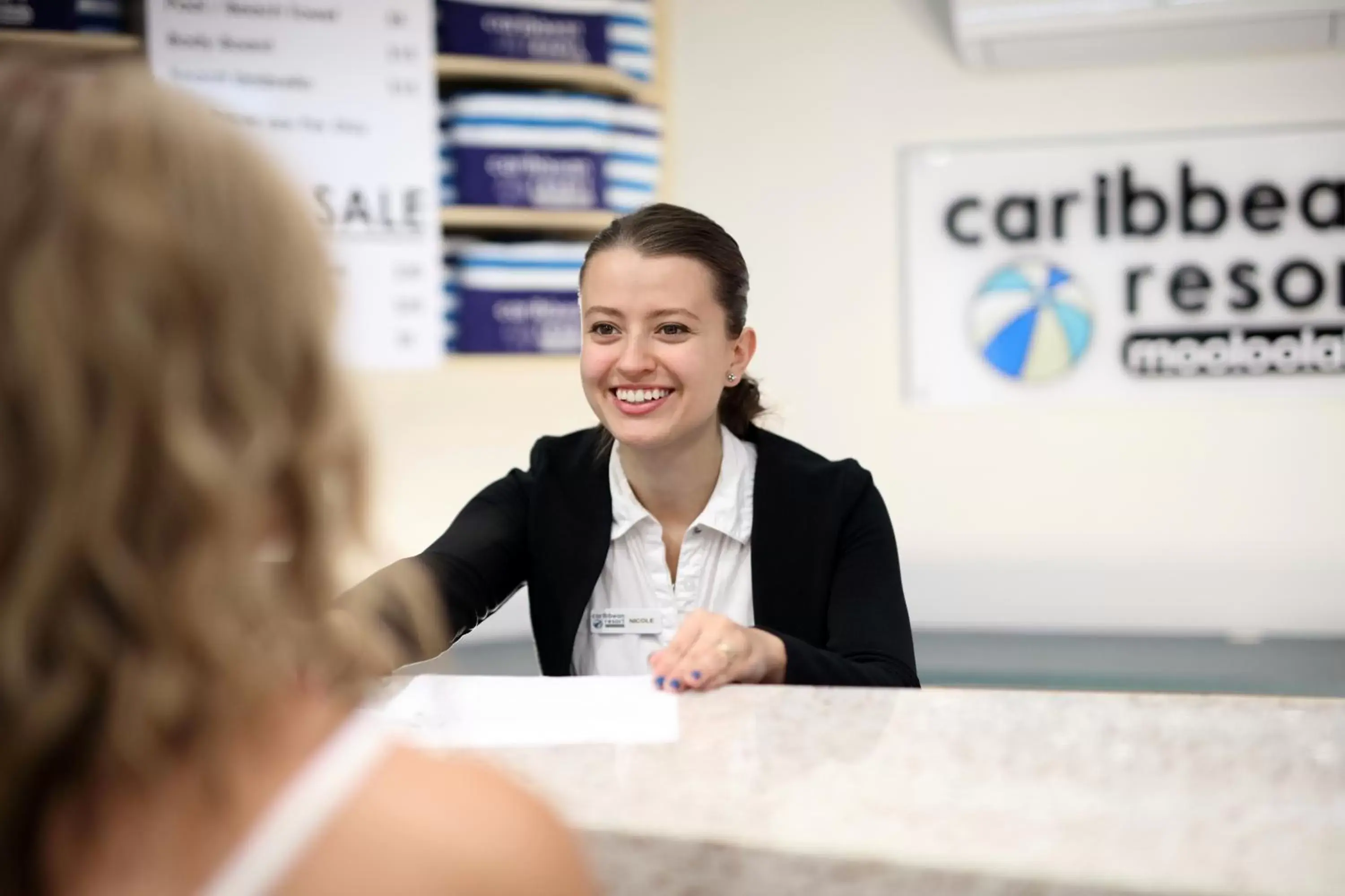 Staff, Lobby/Reception in Caribbean Resort