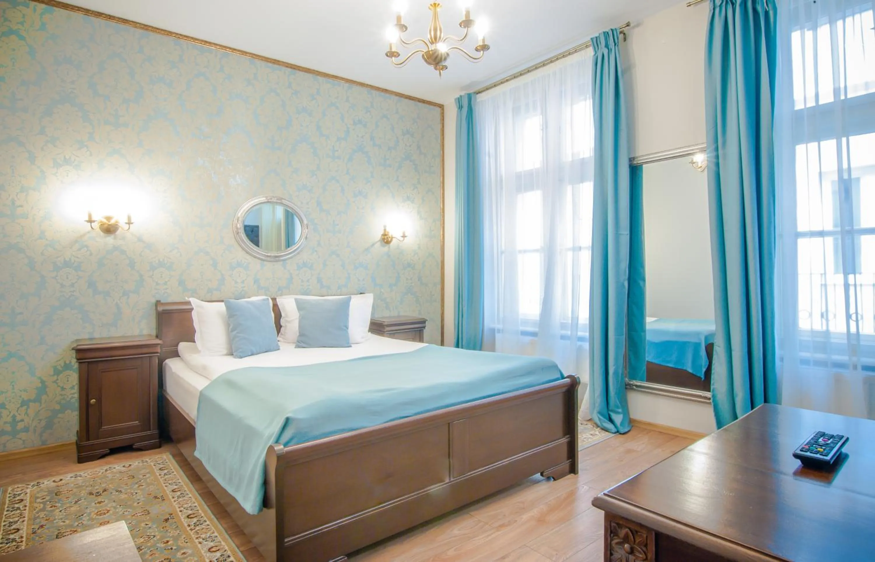 Bedroom, Bed in Safrano Palace