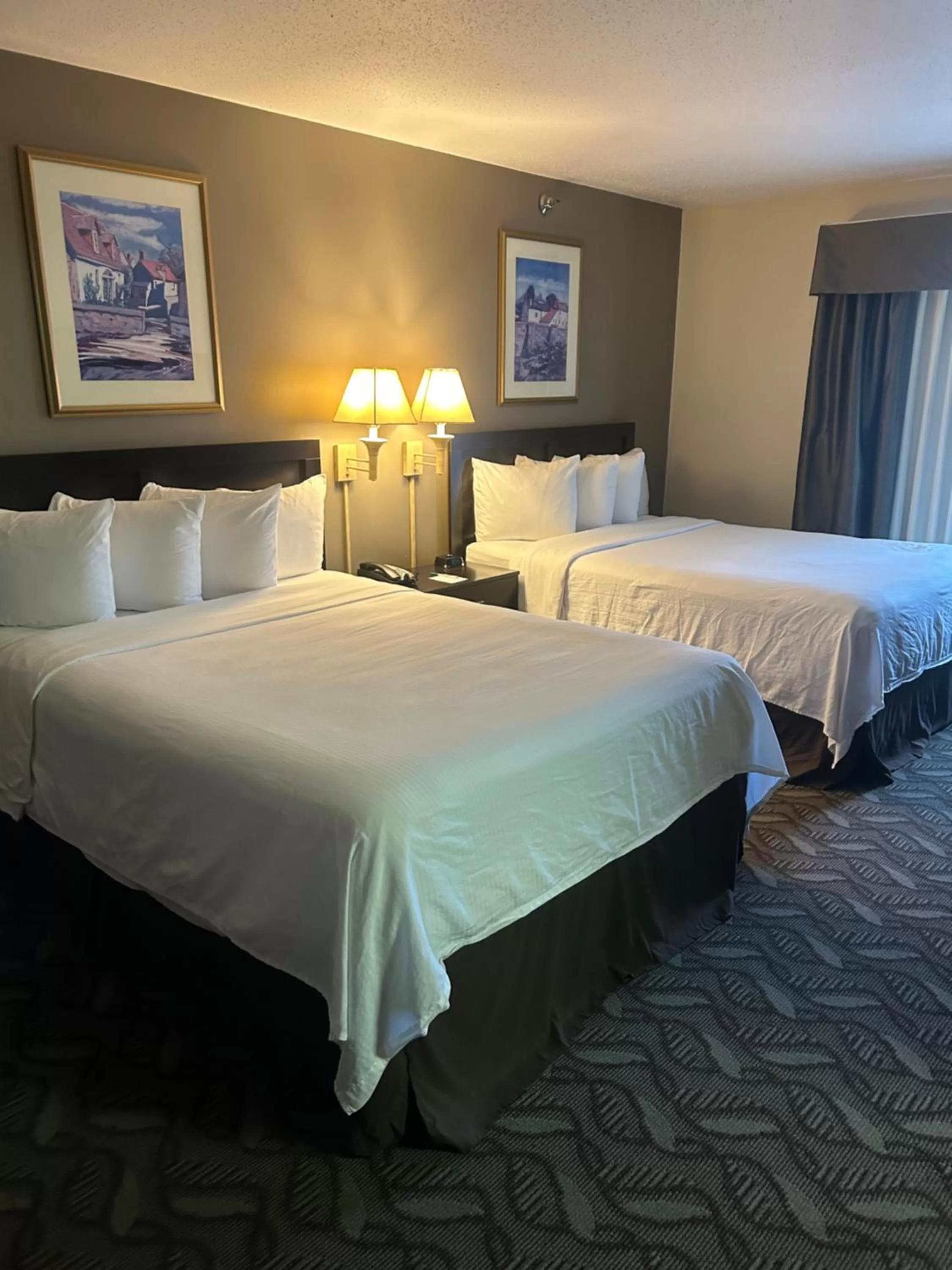 Bed in Wyndham Garden Madison Fitchburg