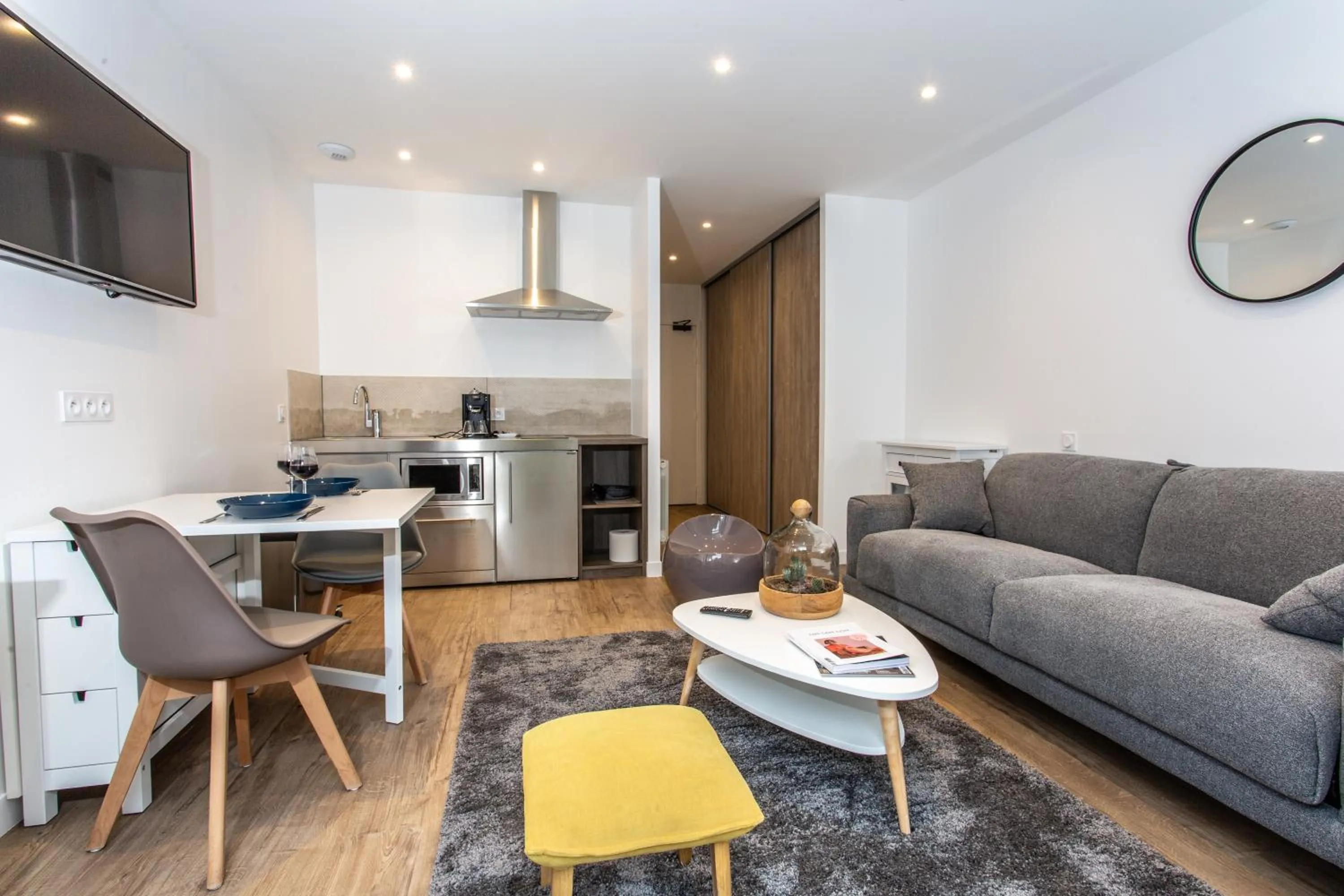 Kitchen or kitchenette in Ty Mad Hôtel