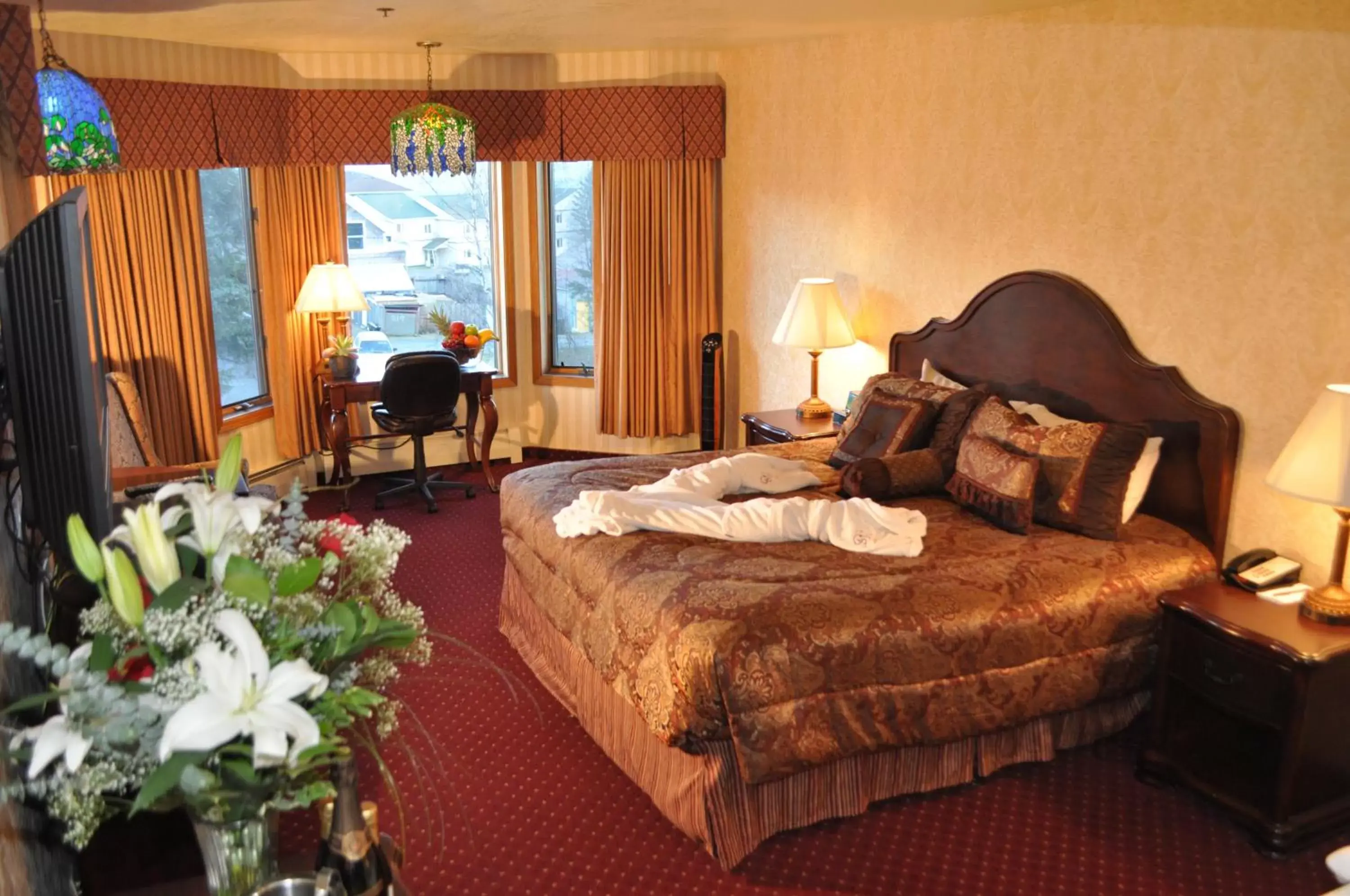 Bed in Hotel Seward