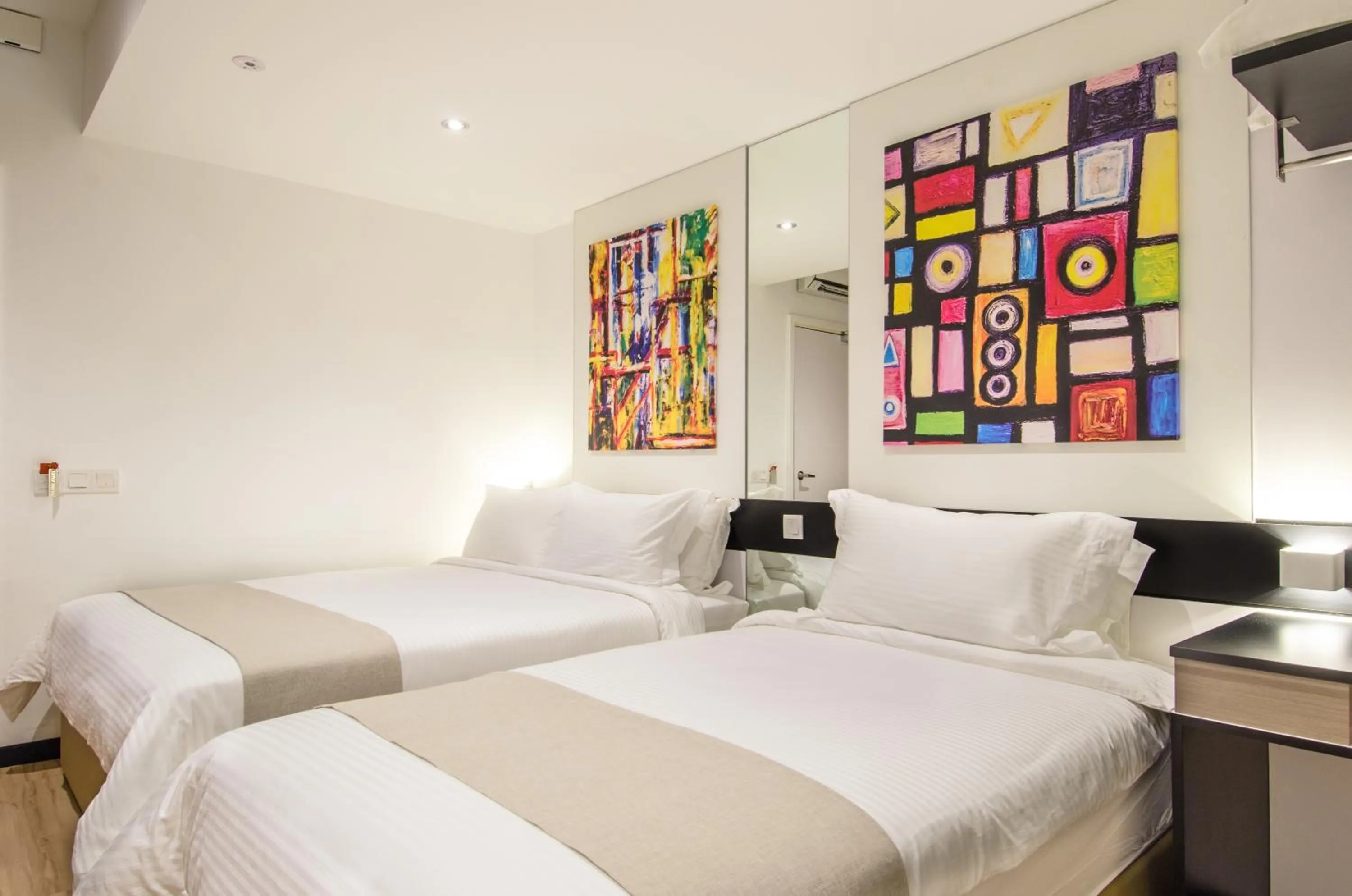 Bed in 12FLY Hotel Kuala Lumpur