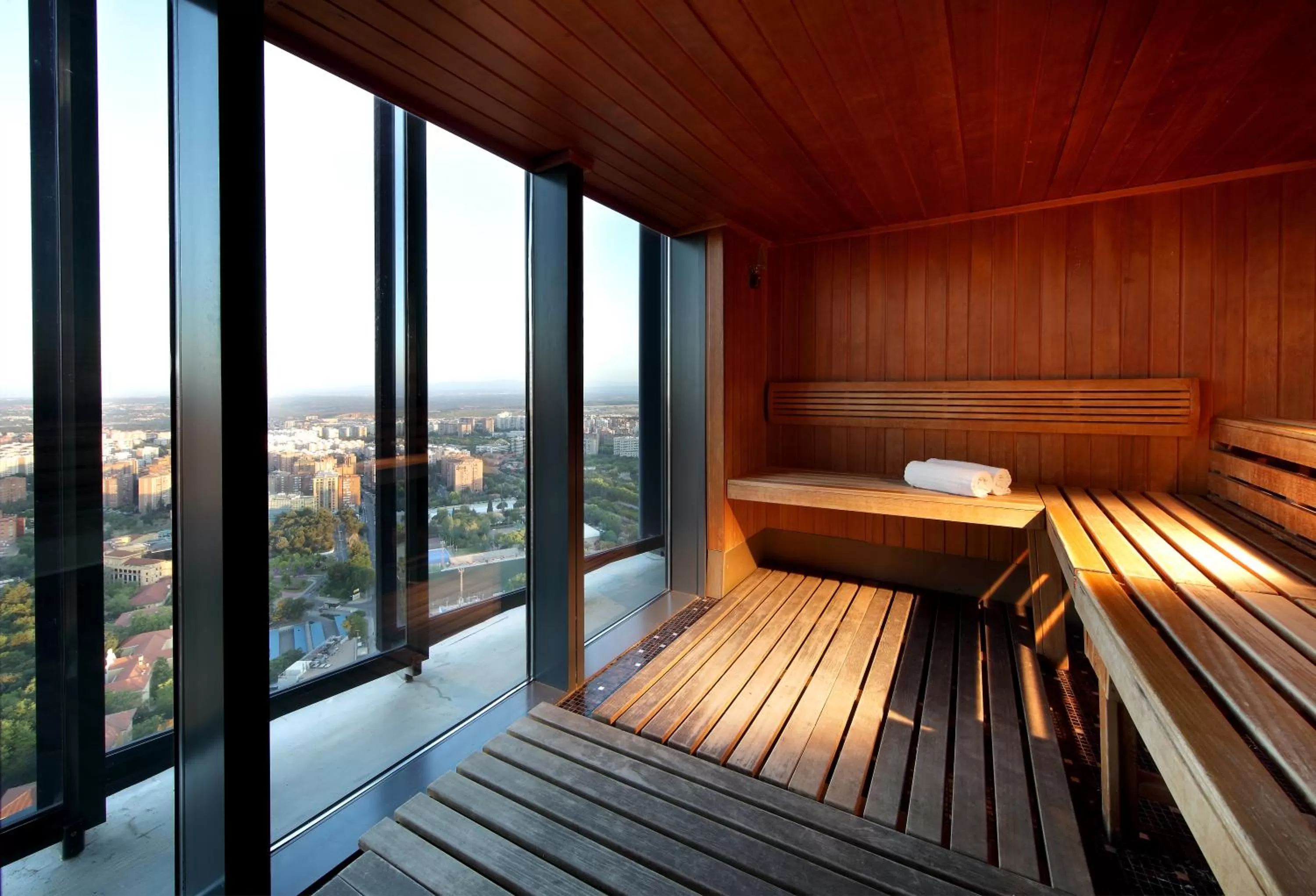 Sauna in Eurostars Madrid Tower