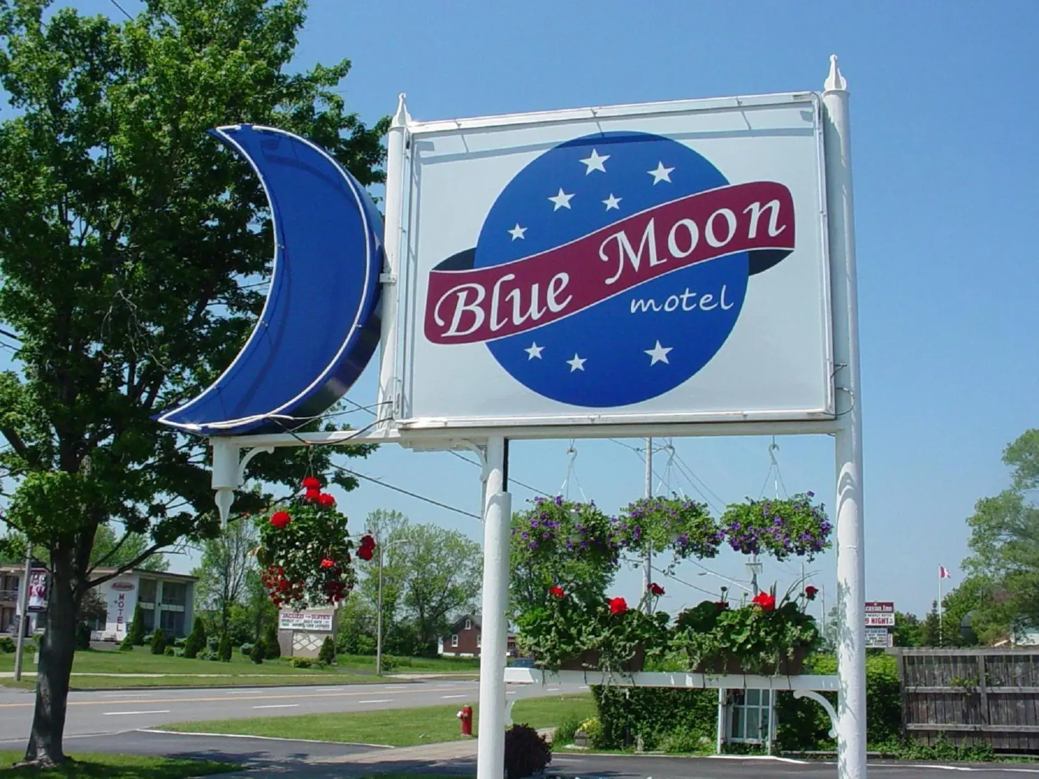 Decorative detail, Property Building in Blue Moon Motel