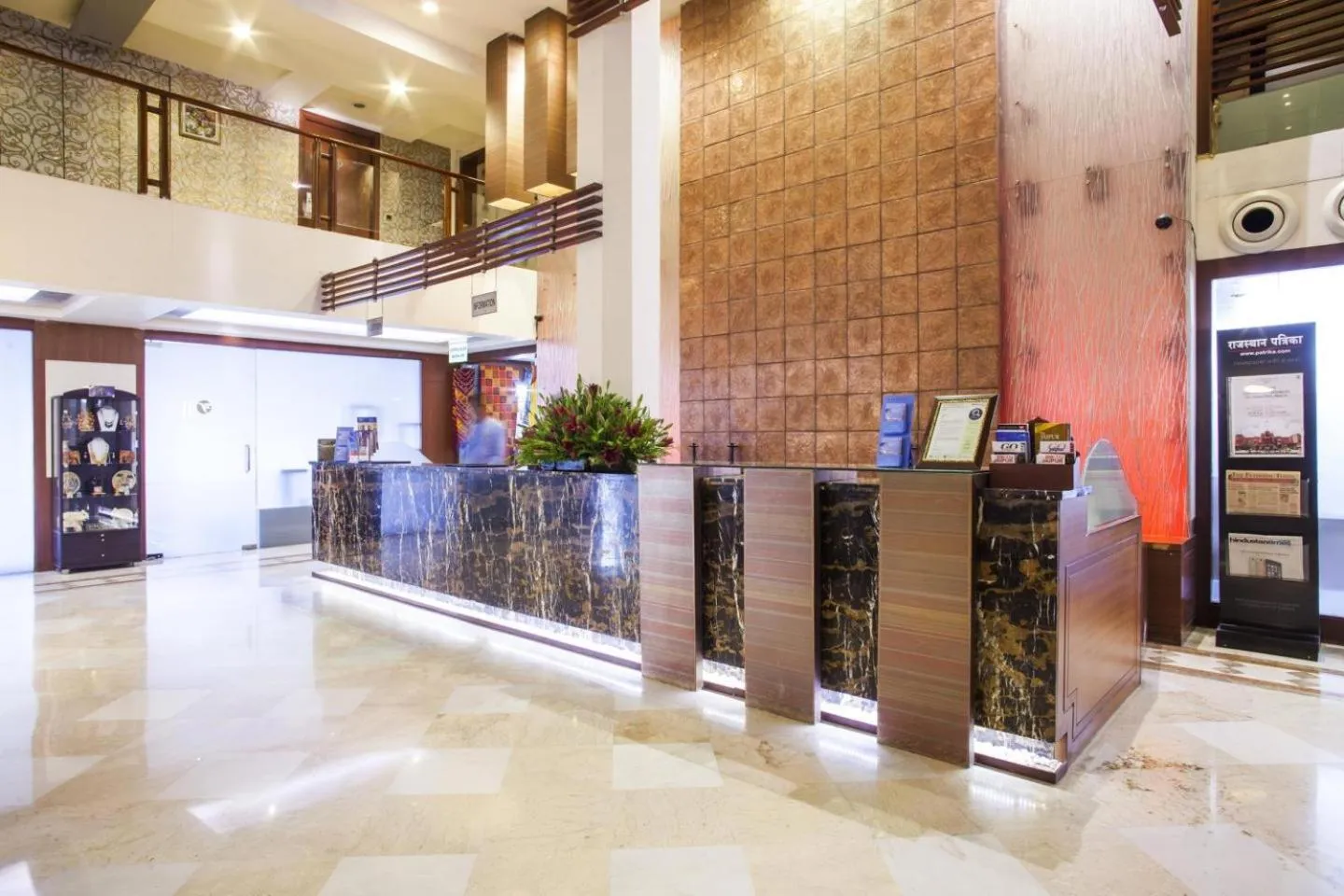Lobby or reception in Clarion Bella Casa at Airport