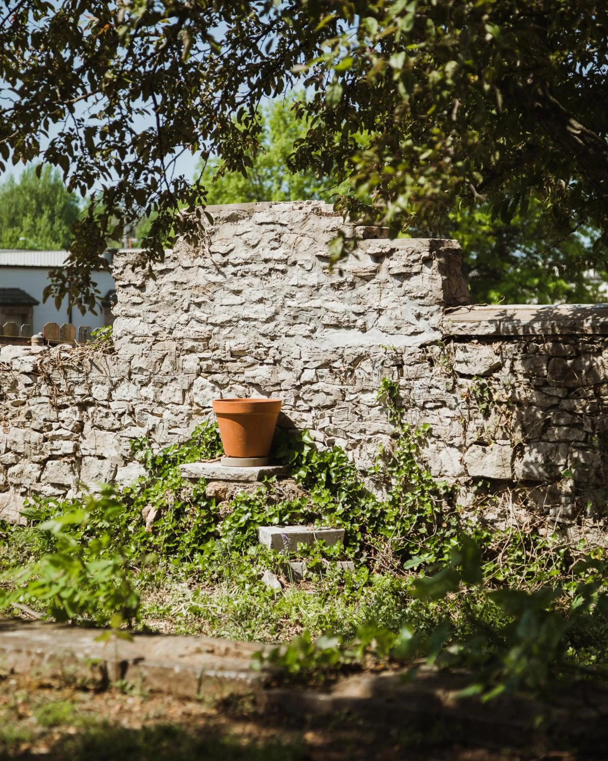 Garden view in The Mansion at Elfindale