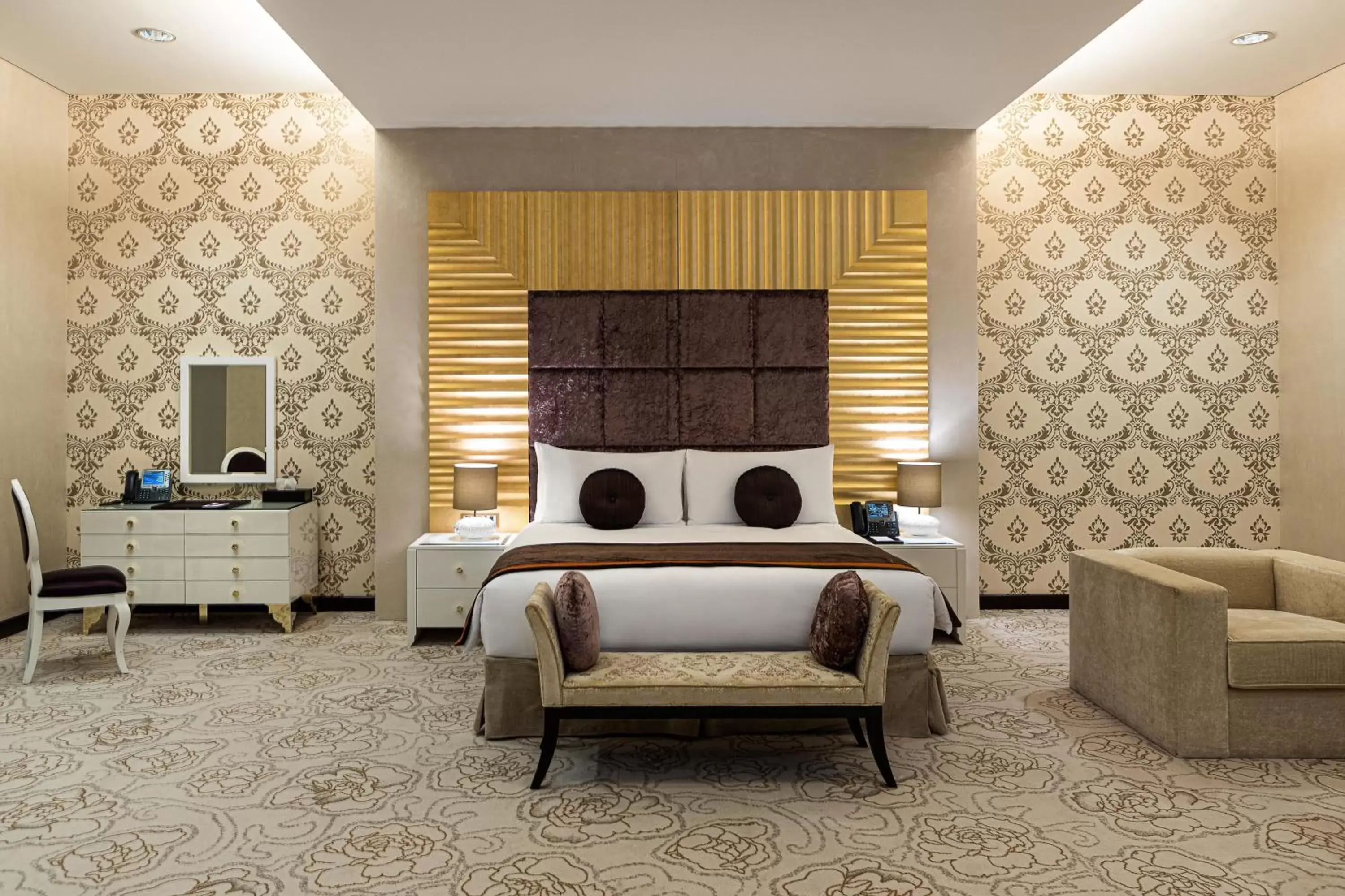 Bedroom in Crowne Plaza Riyadh - RDC Hotel & Convention, an IHG Hotel