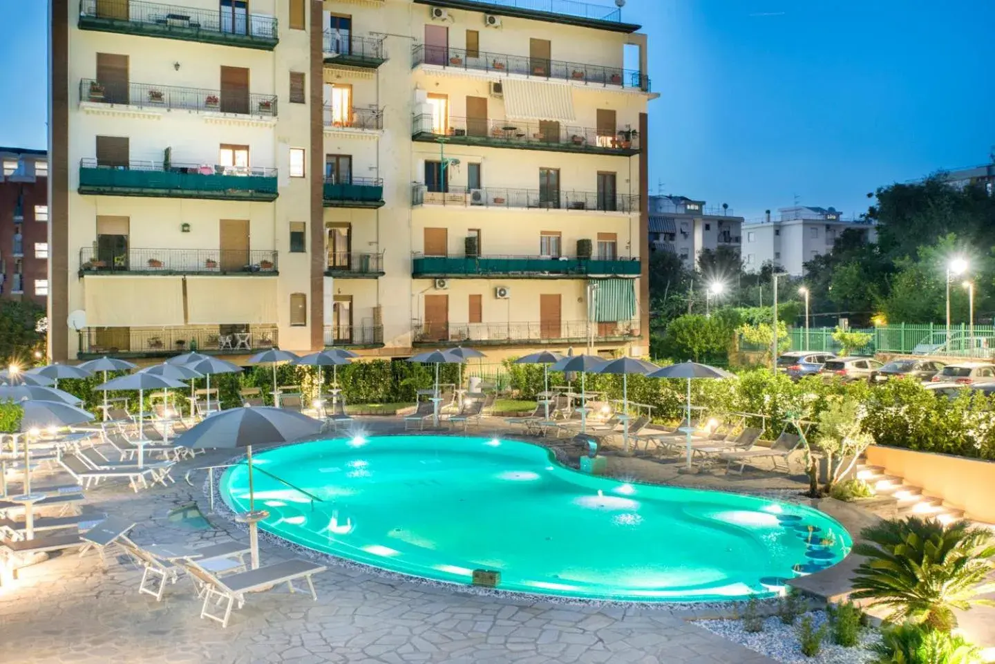 Summer, Swimming Pool in Hotel Leone