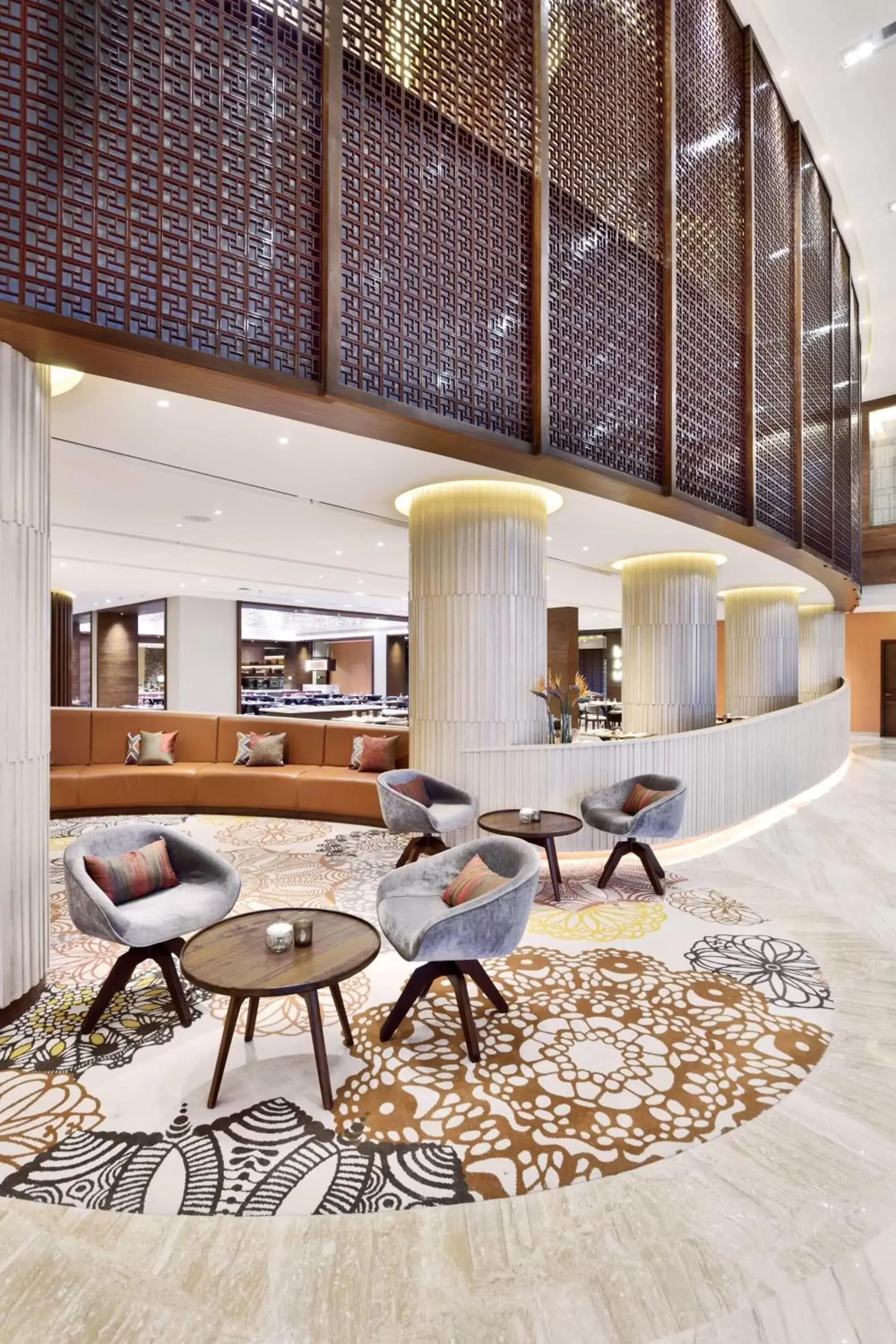 Lobby or reception in Courtyard by Marriott Raipur