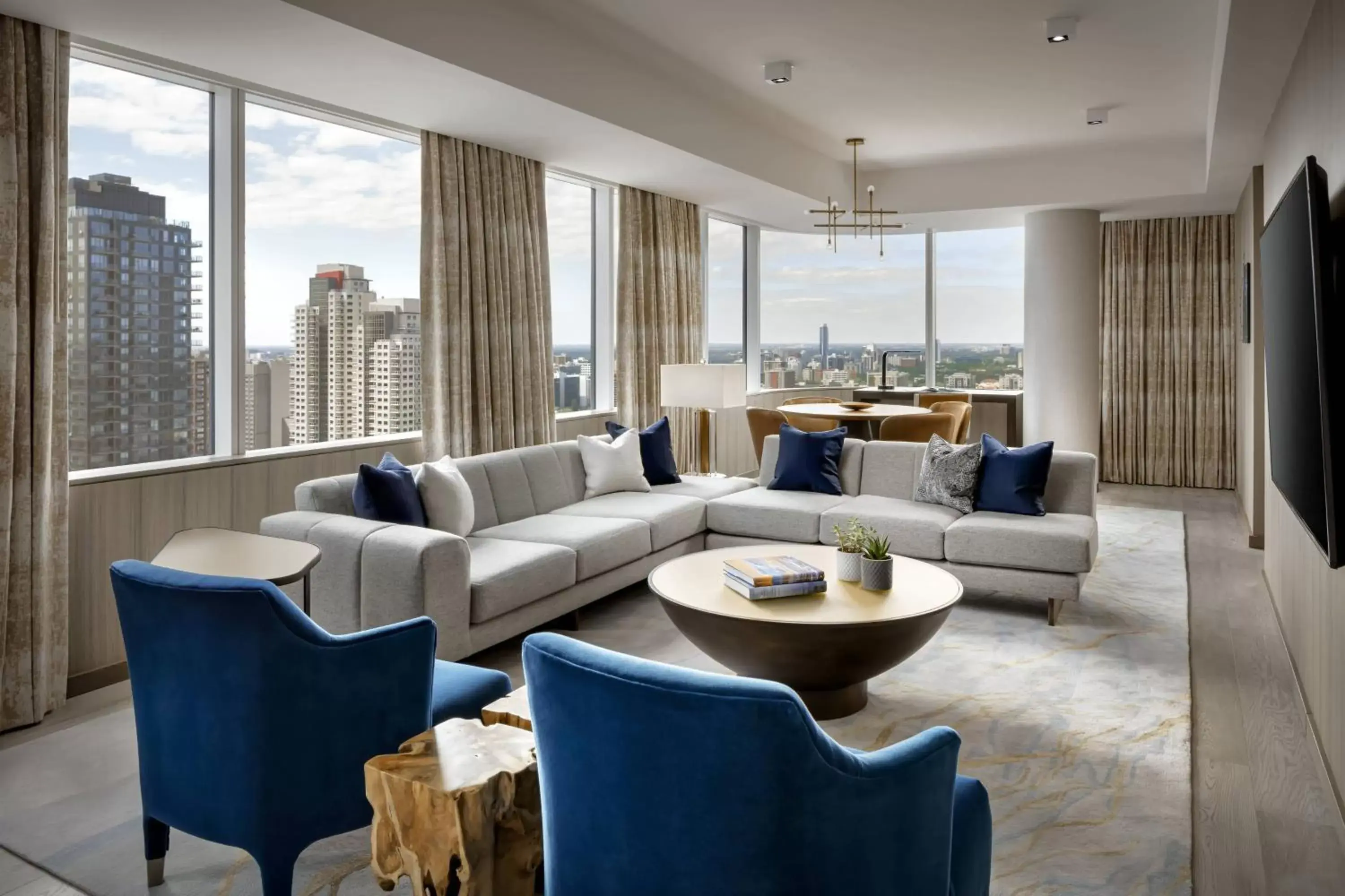 Living room, Seating Area in JW Marriott Edmonton ICE District