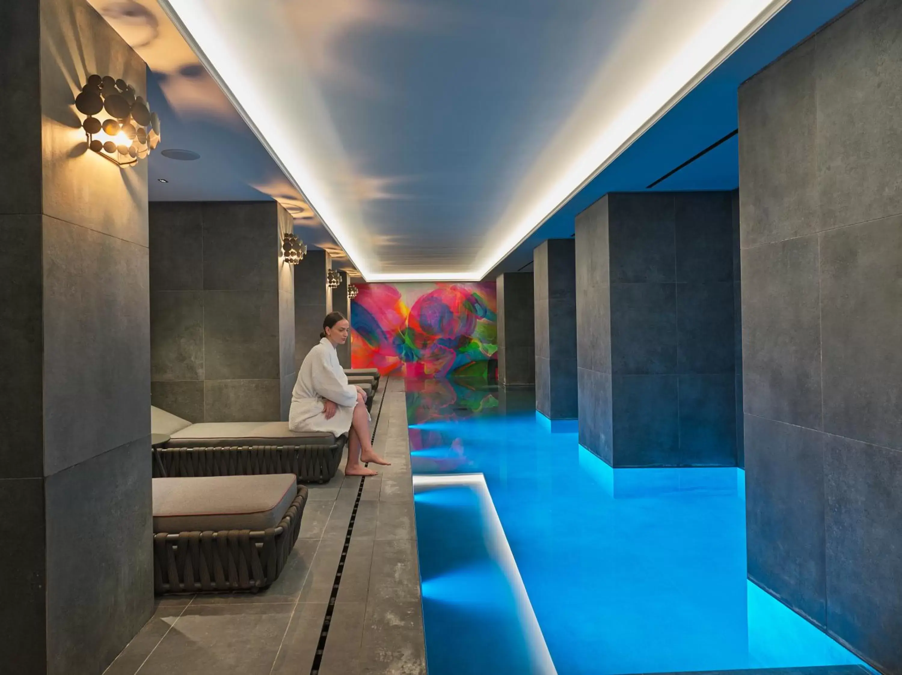 Swimming pool in NYX Esperia Palace Hotel Athens by Leonardo Hotels