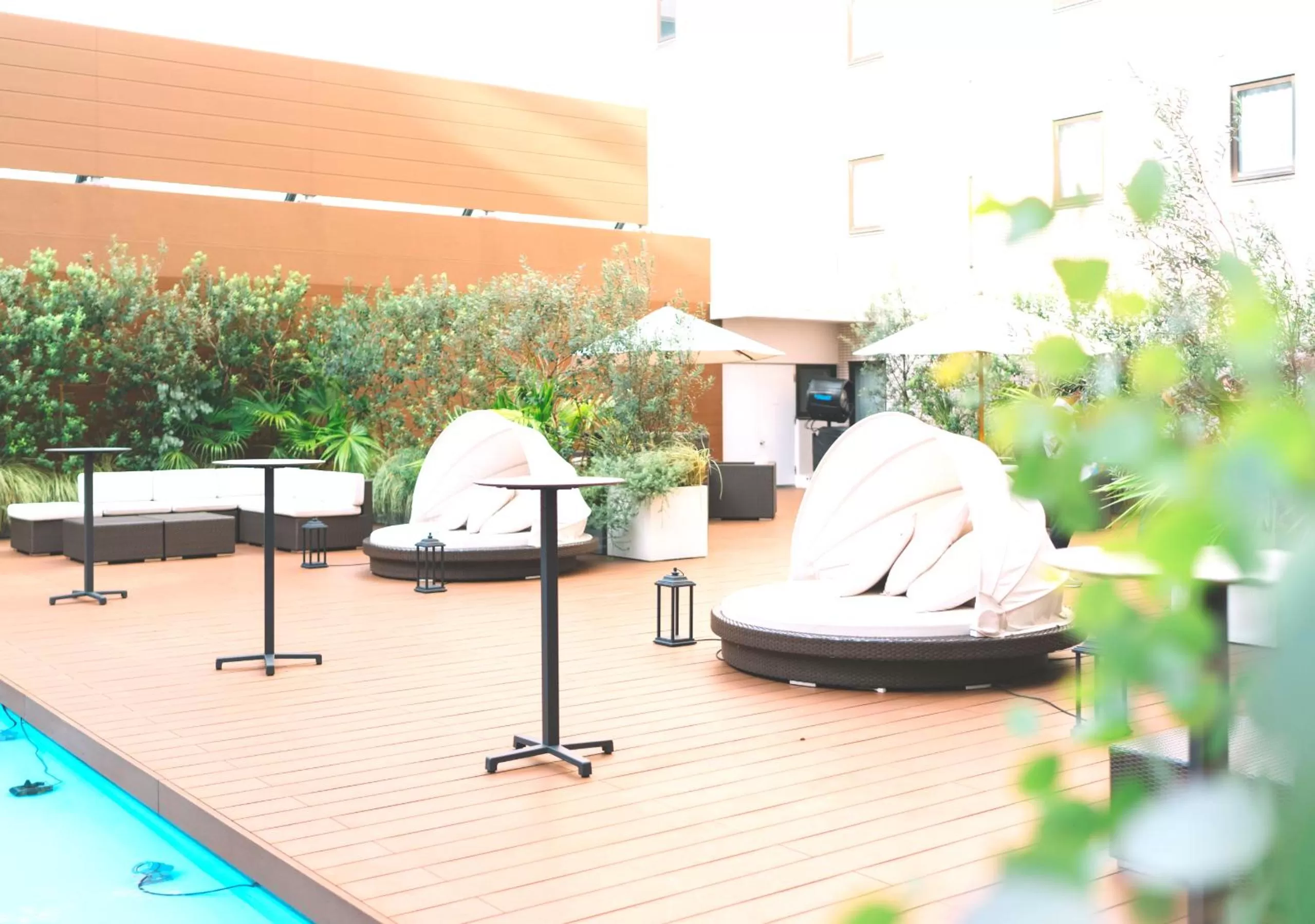 Garden in Oriental Hotel Fukuoka Hakata Station