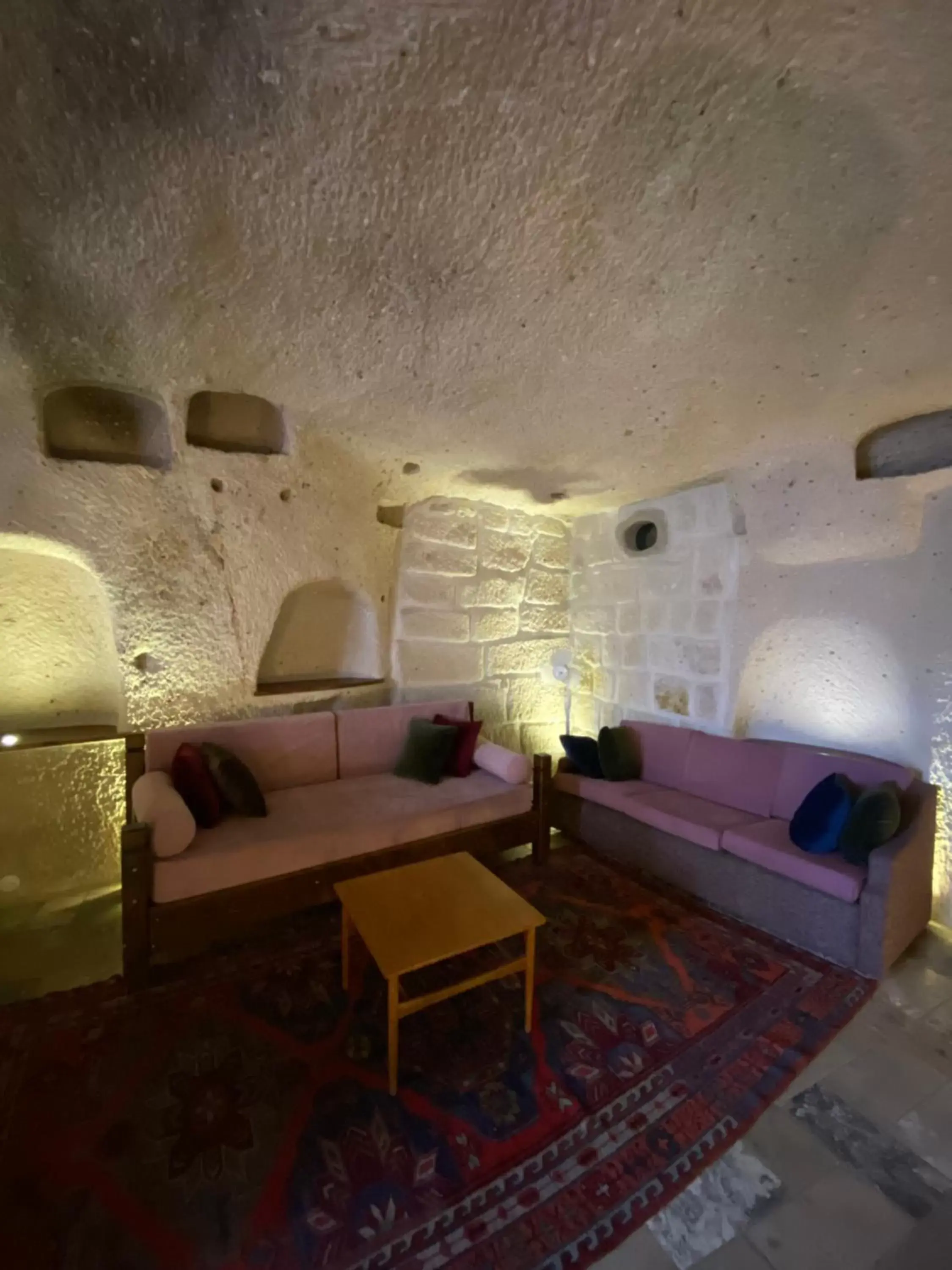 Seating Area in Osmanbey Cave House