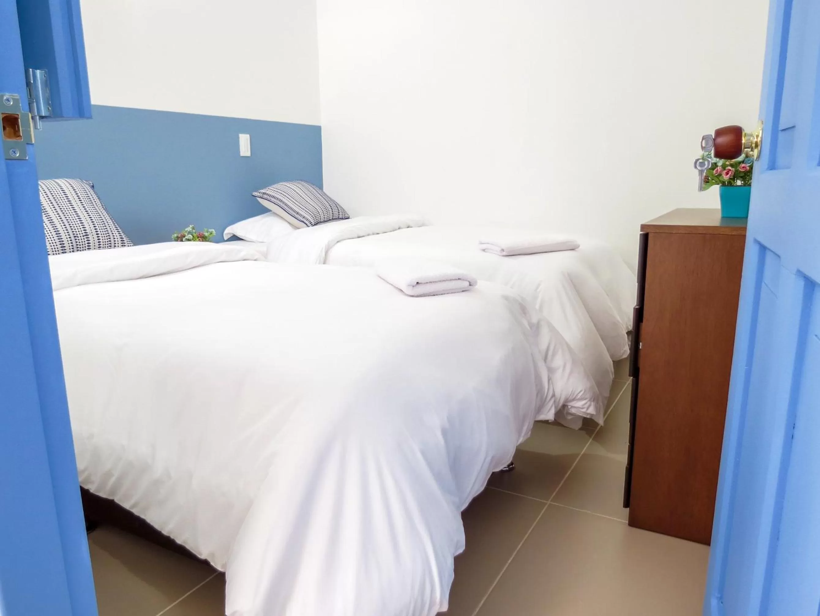 Bedroom, Bed in Hotel Azulado Jericó