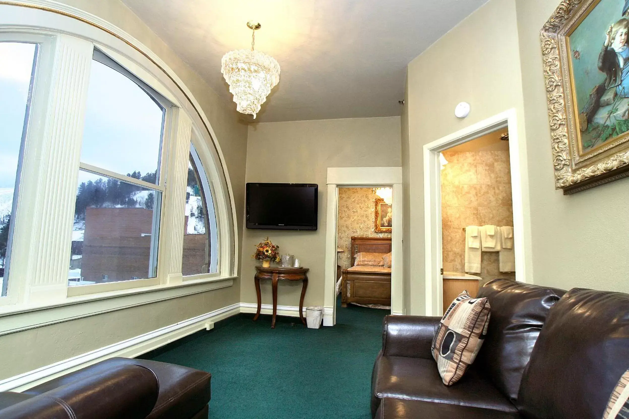 Seating Area in Historic Franklin Hotel