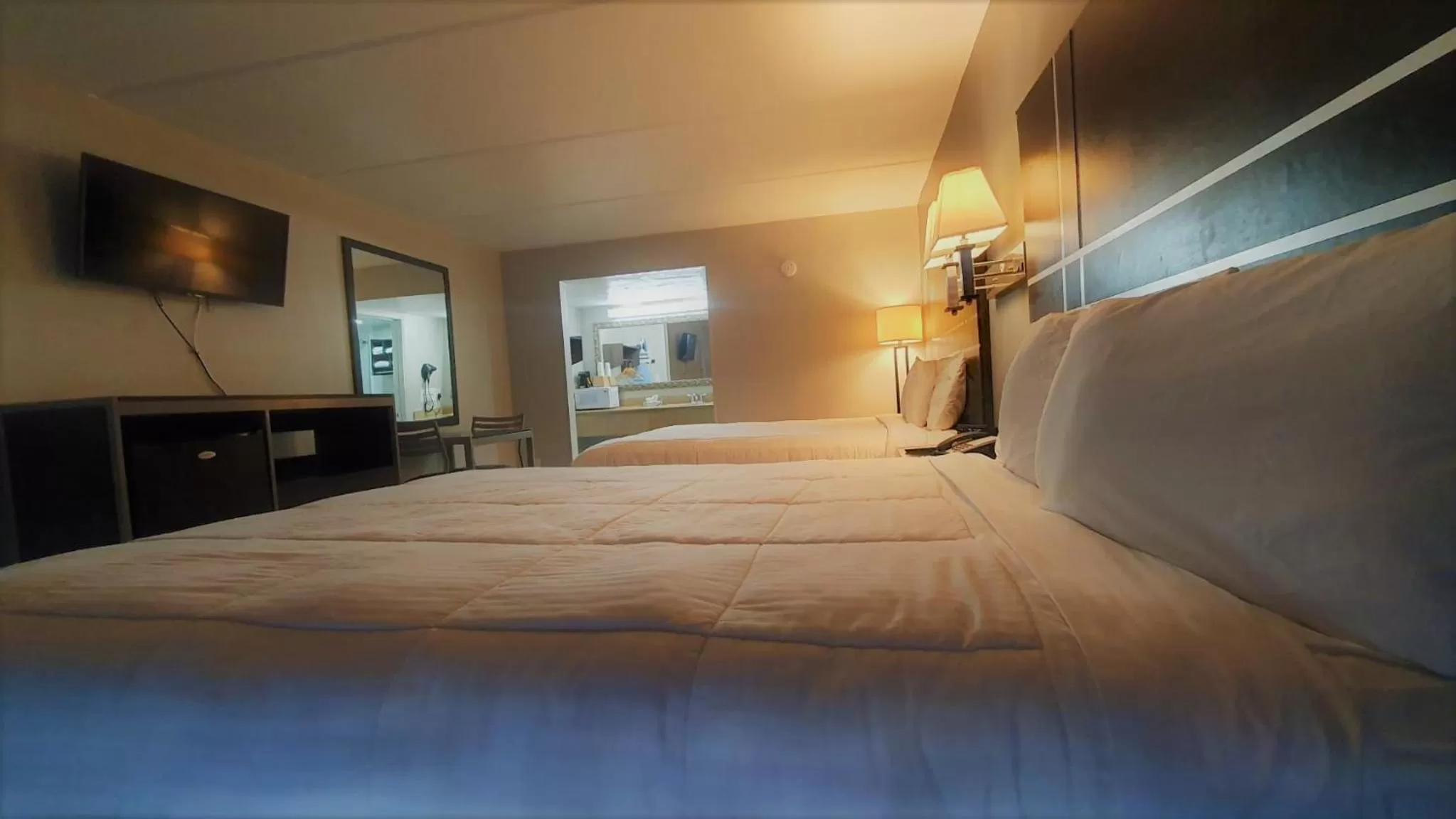 Bed in South Padre Island Lodge