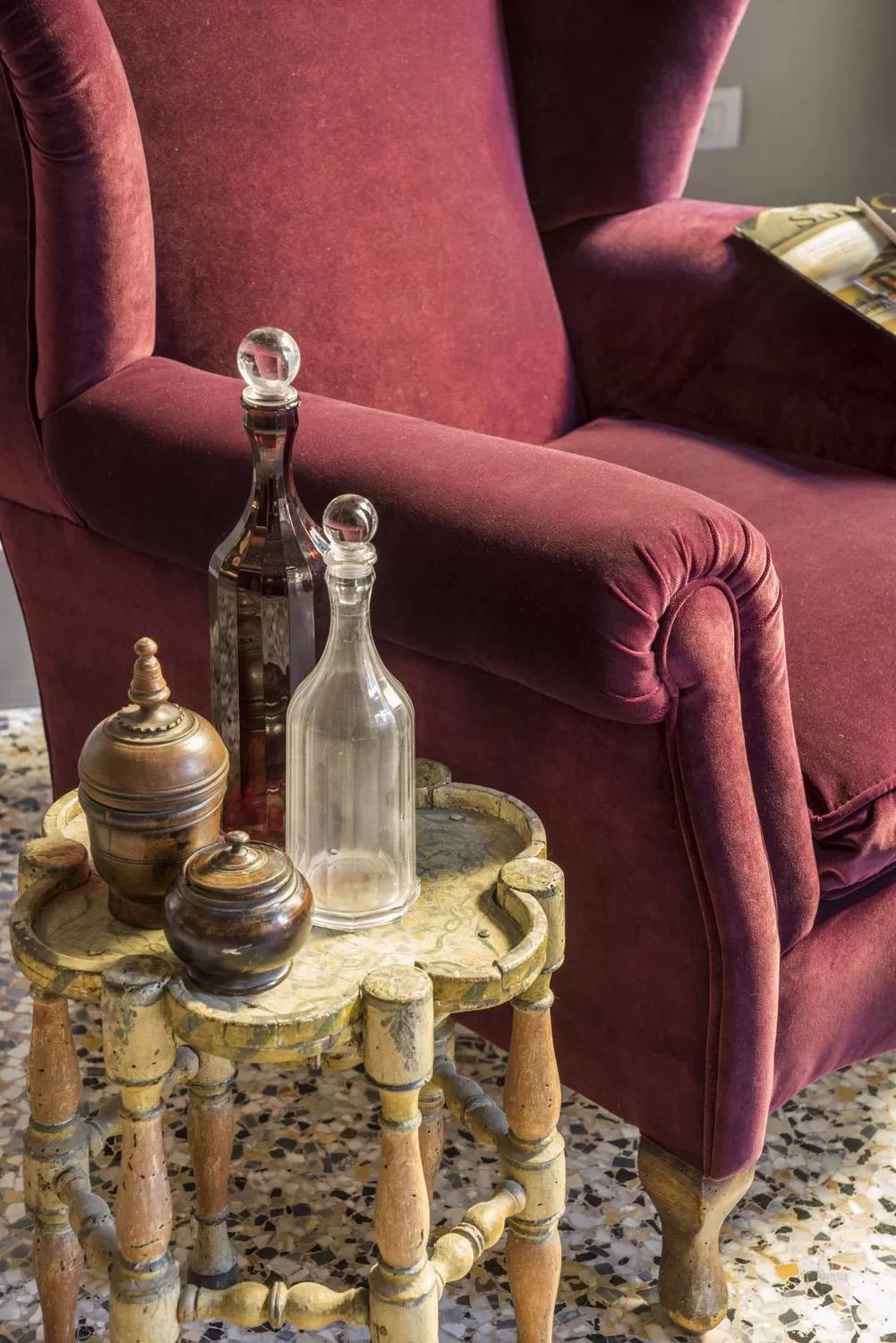 Decorative detail in Casa Botticelli