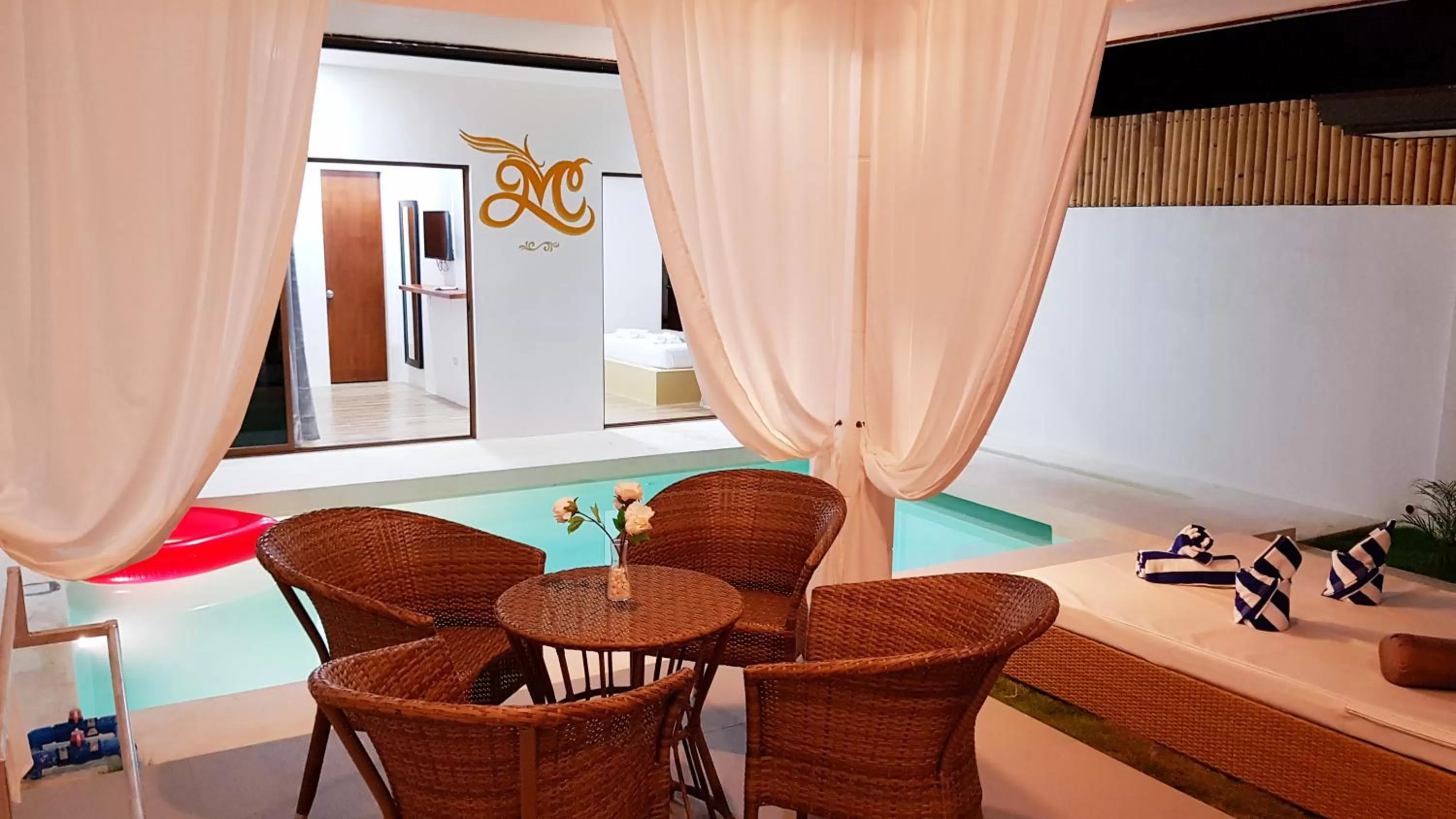 Living room in Montecarlo Villas Panglao