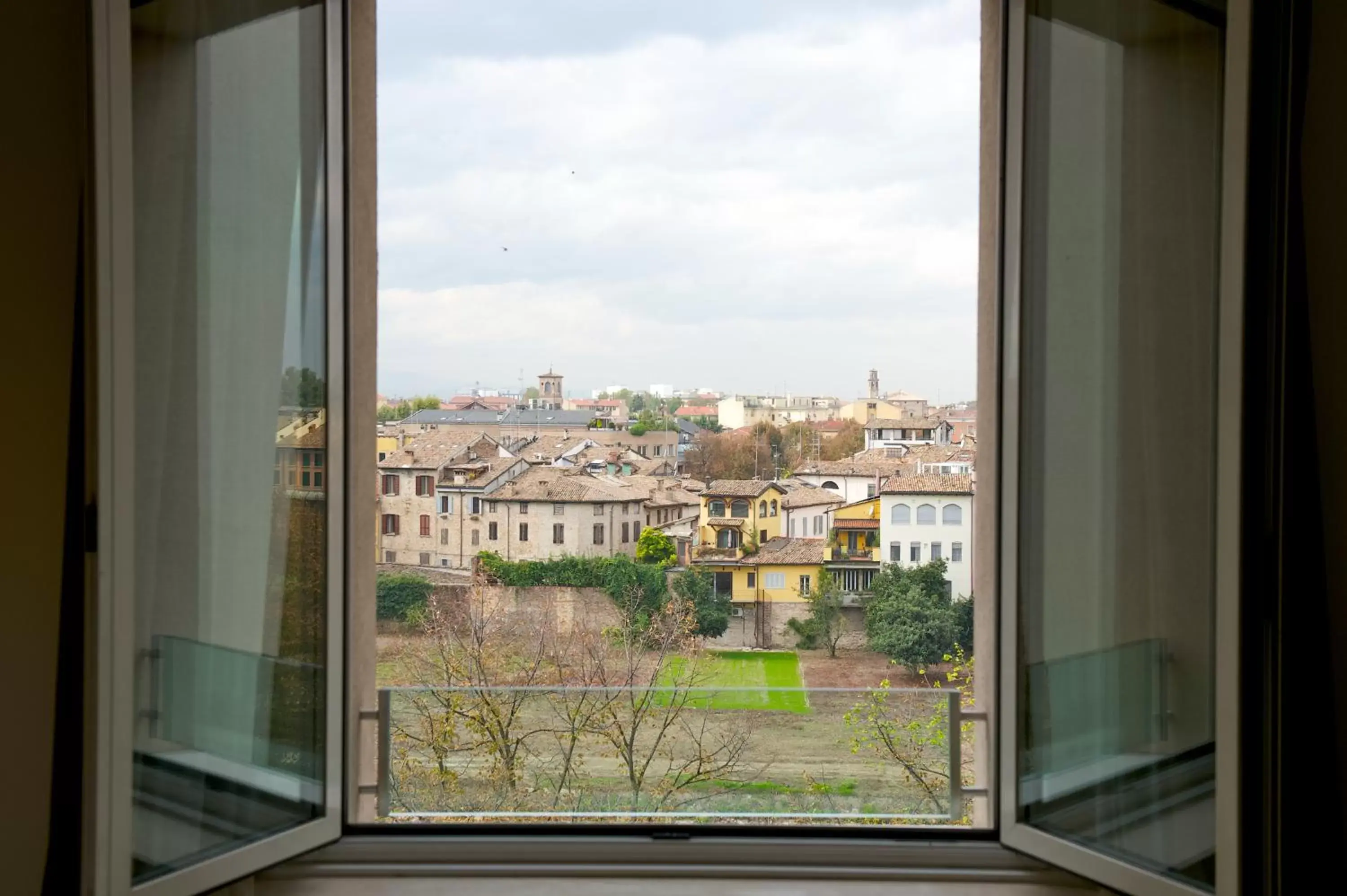 River view in Ibis Styles Parma Toscanini River view in Ibis Styles Parma Toscanini