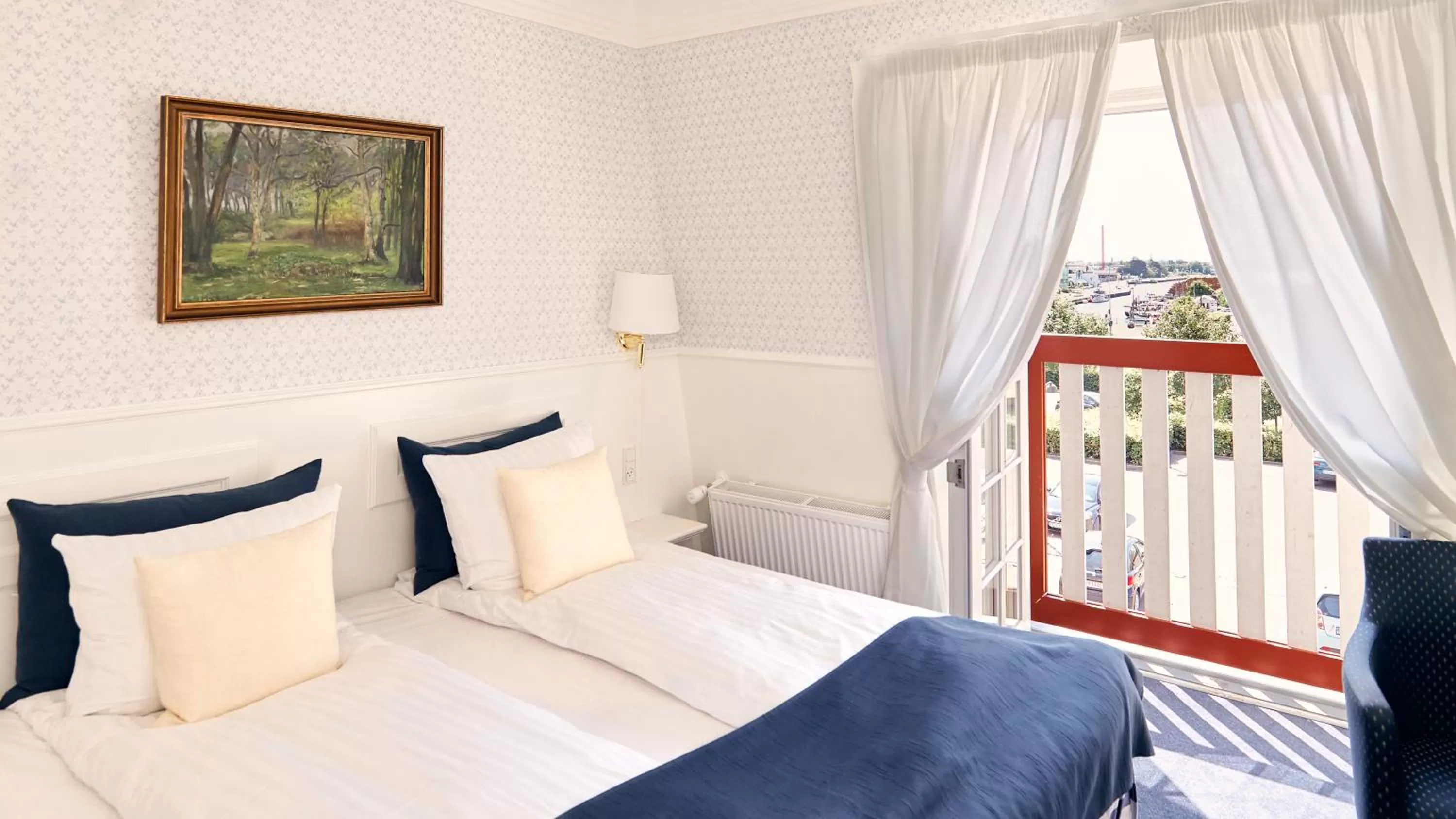 Bed in Hotel Kirstine