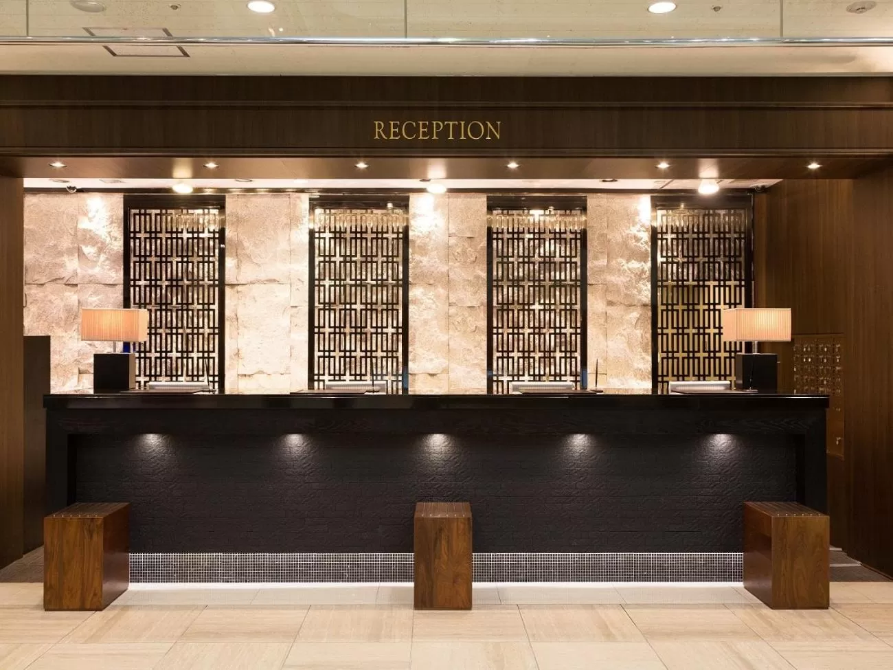 Lobby or reception in Kyoto Brighton Hotel