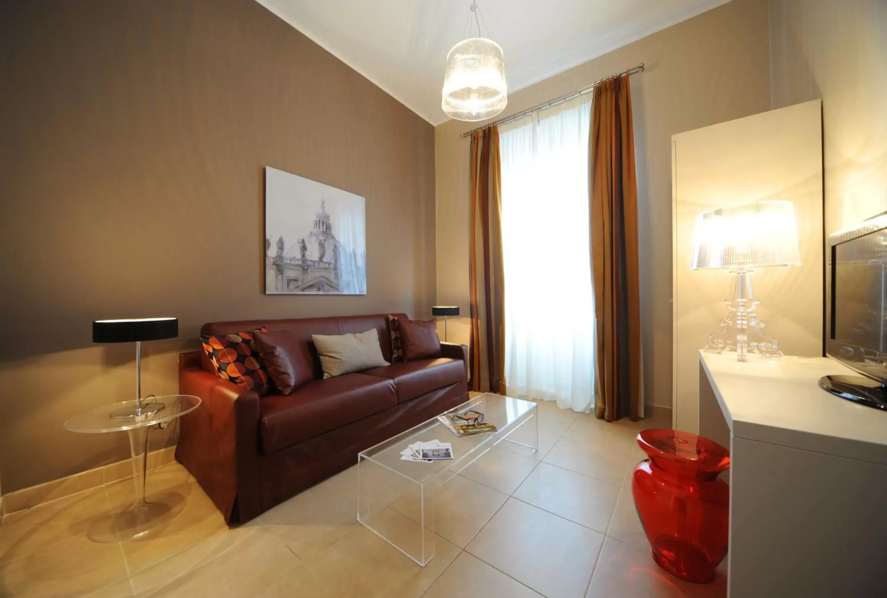 Living room, Seating Area in Trianon Borgo Pio Aparthotel