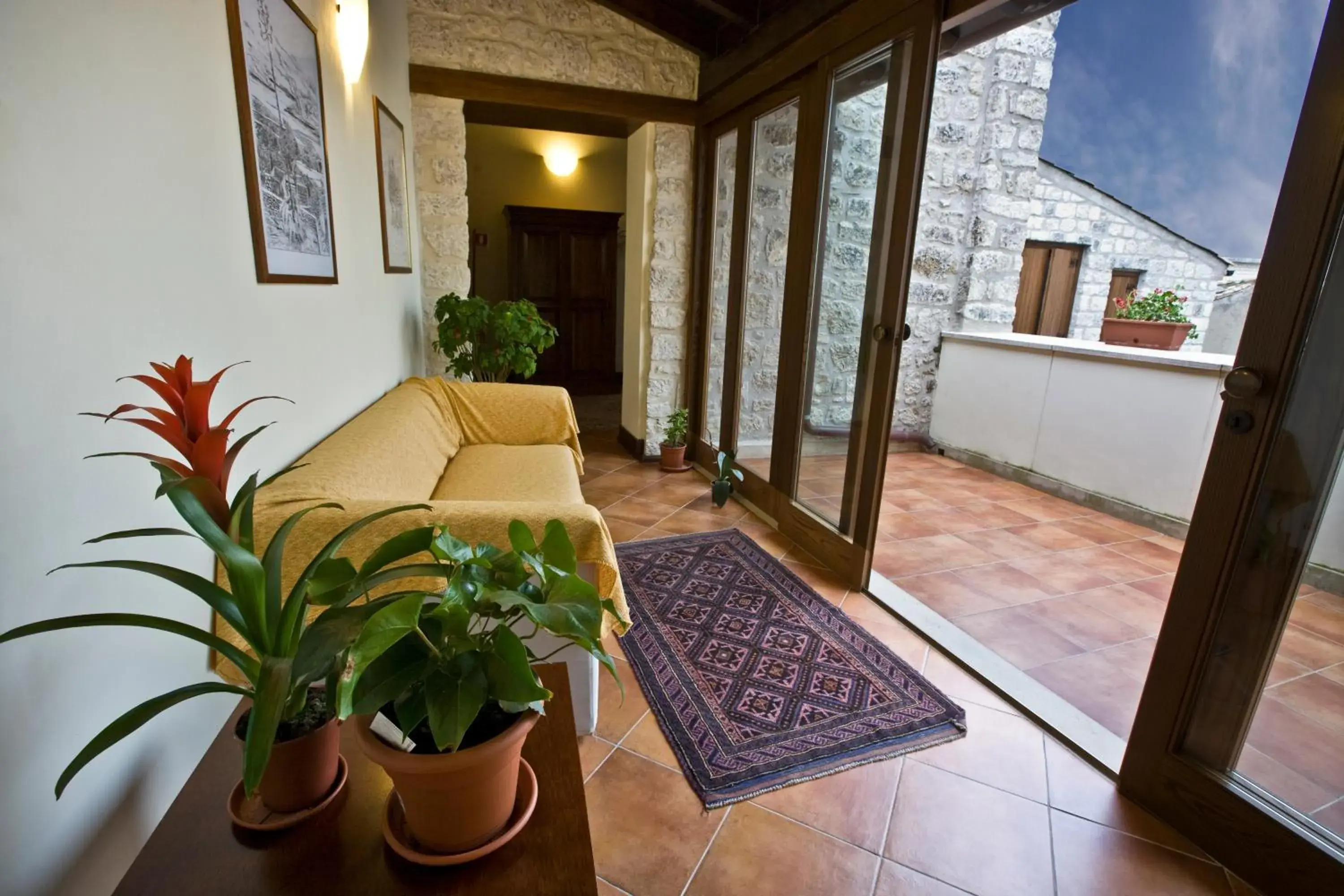 Balcony/Terrace in Hotel Residenza Petra