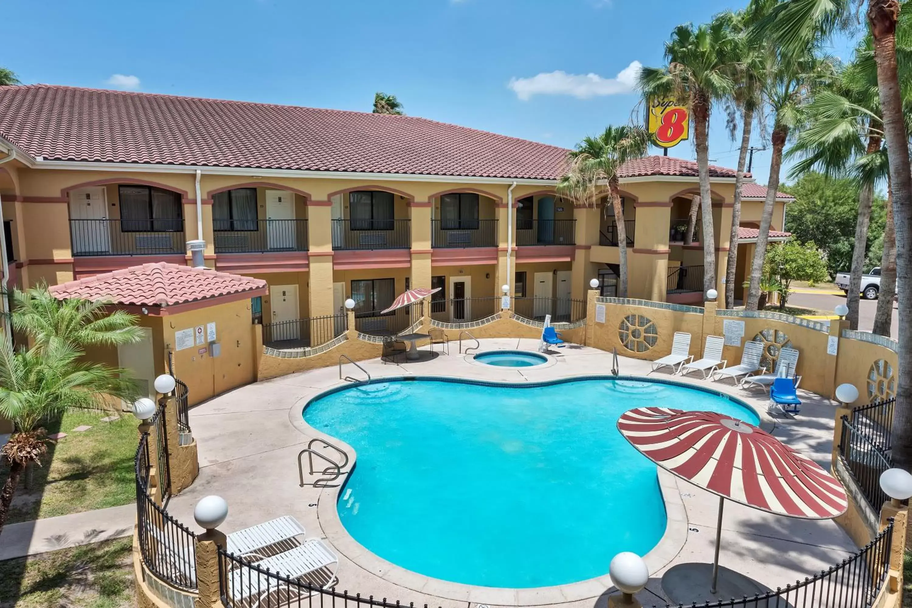 Hot Tub, Property Building in Super 8 by Wyndham Weslaco