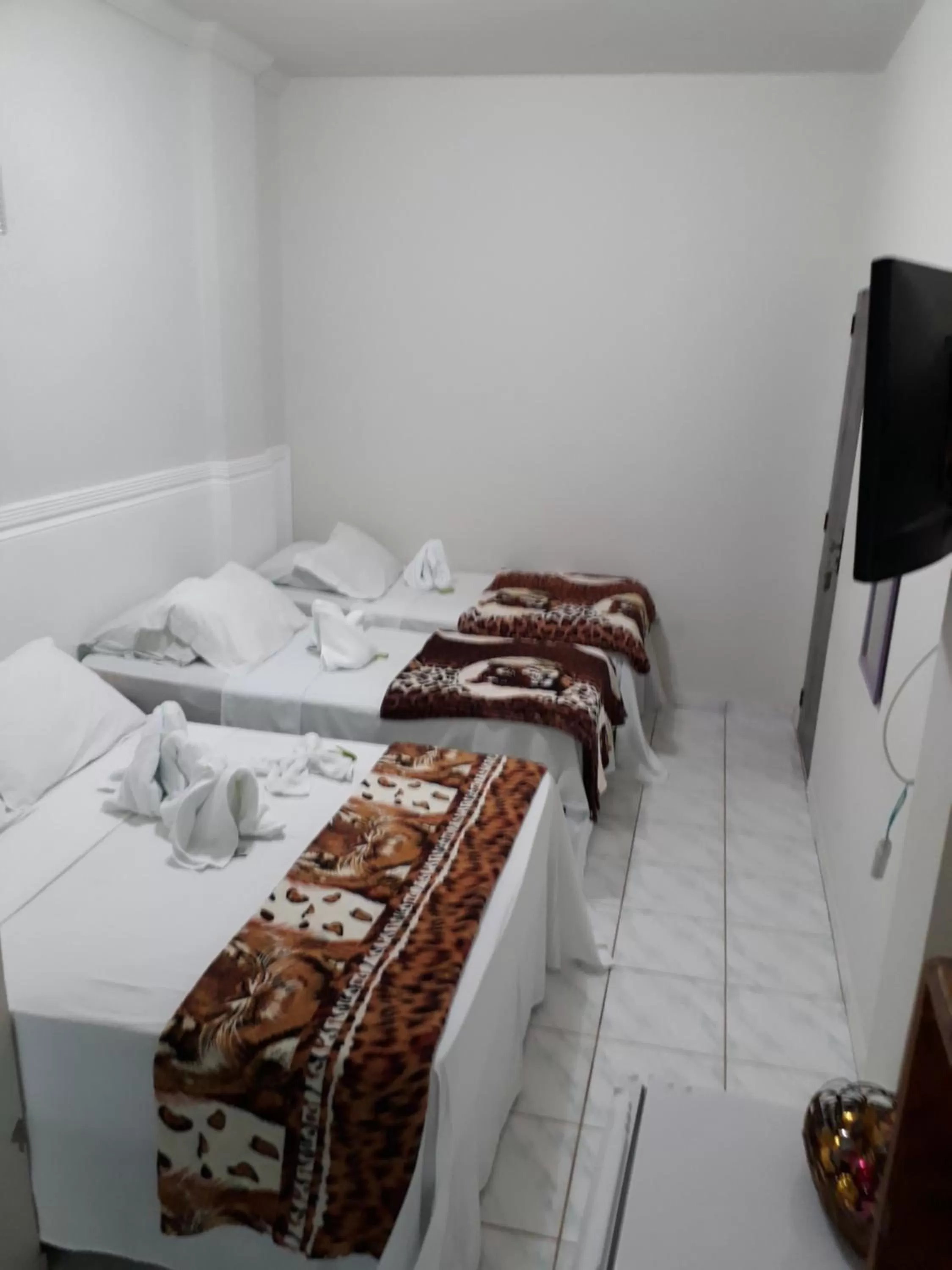 Bed in Pousada Verdes Mares