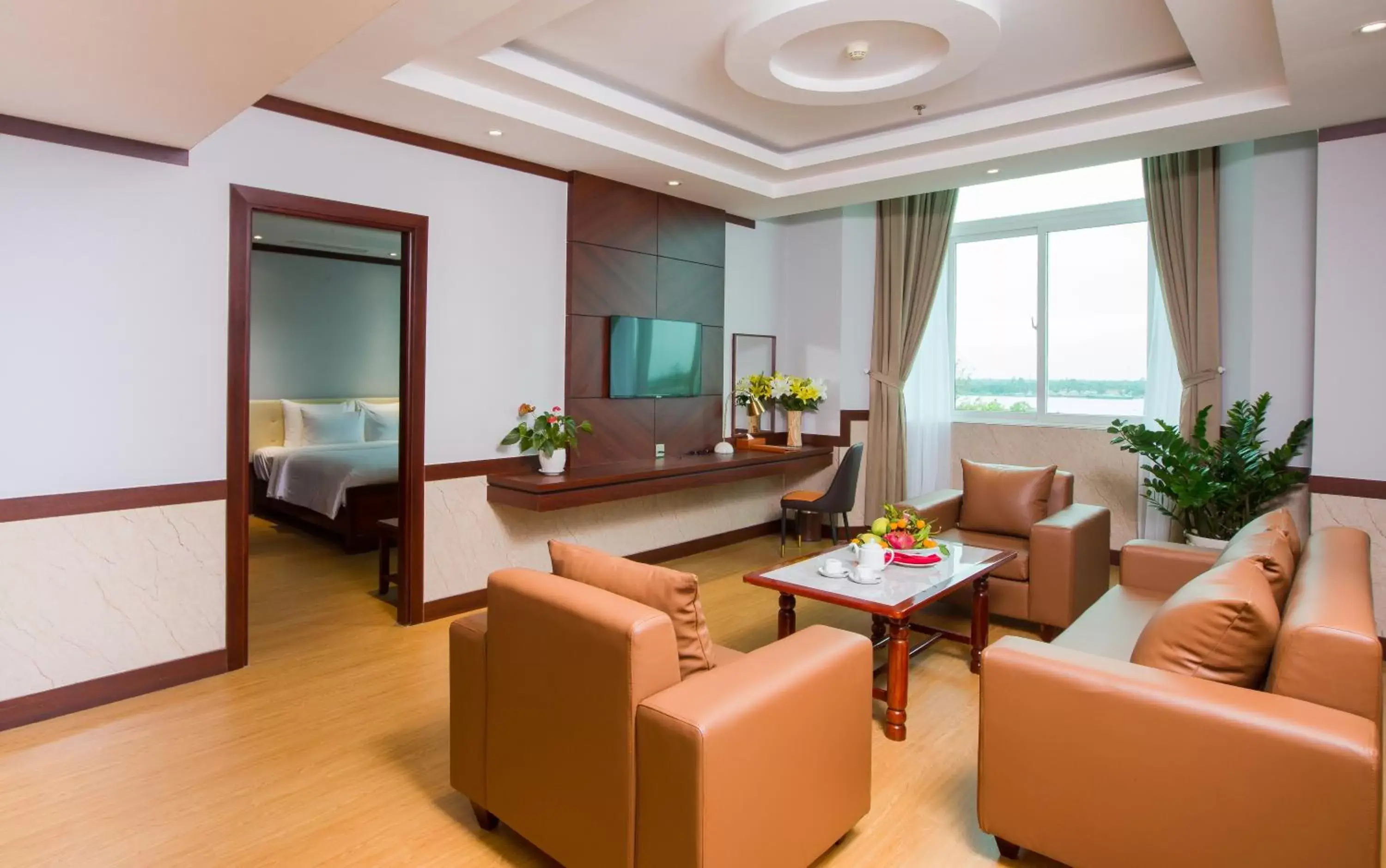 Living room, Seating Area in Van Phat Riverside Hotel