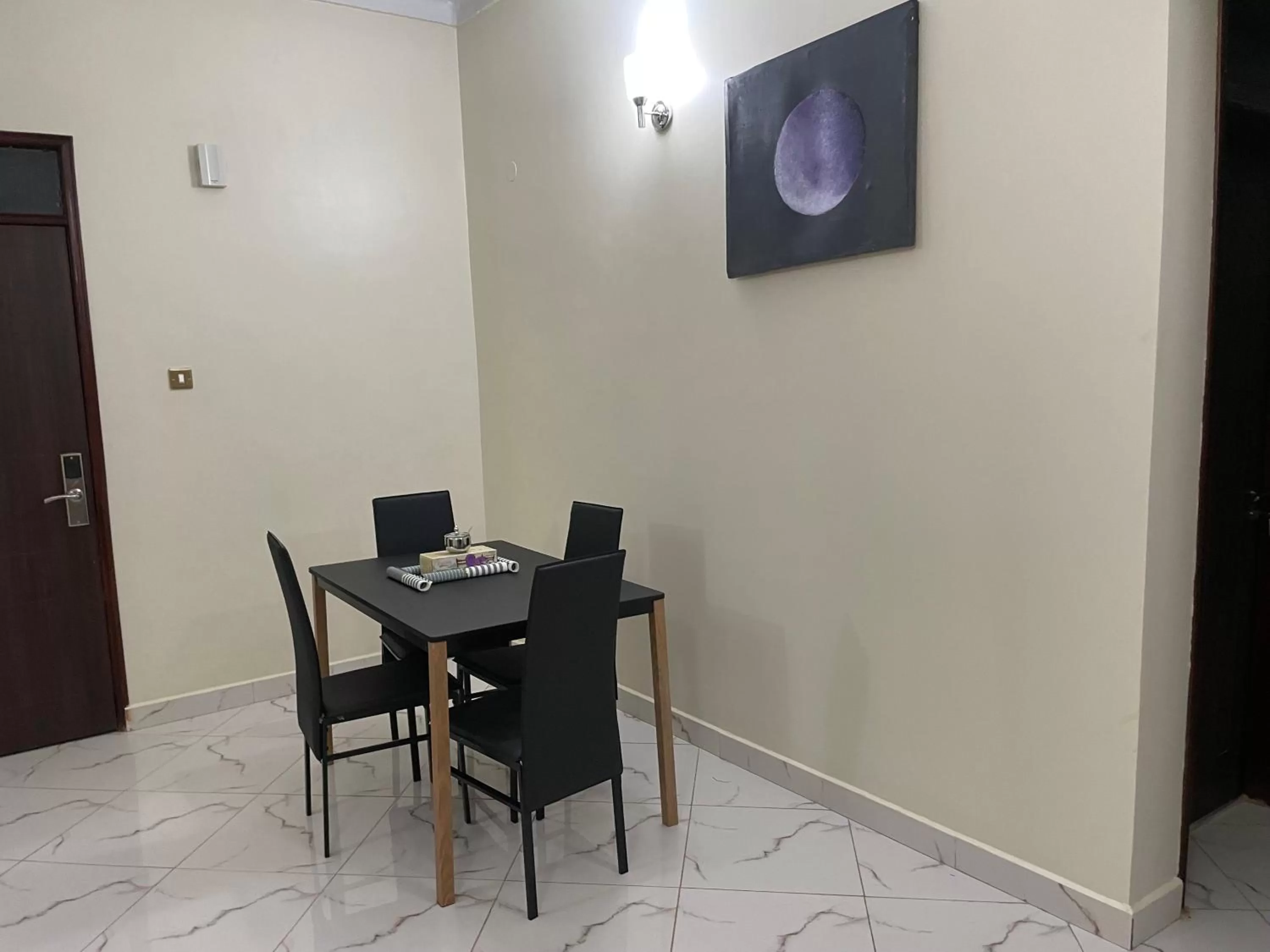 Dining area in Jaffa Suites