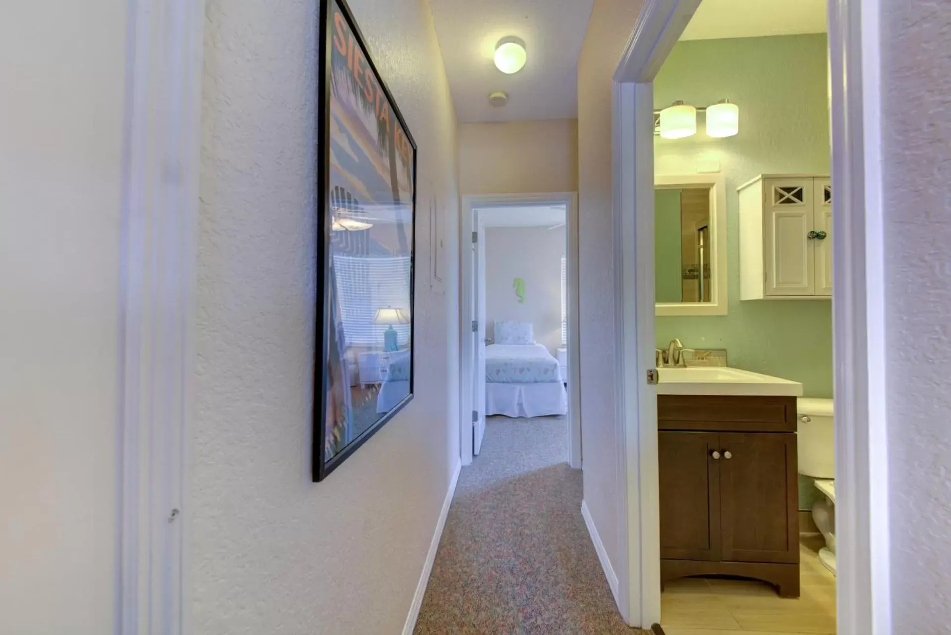 Bathroom in The Ringling Beach House