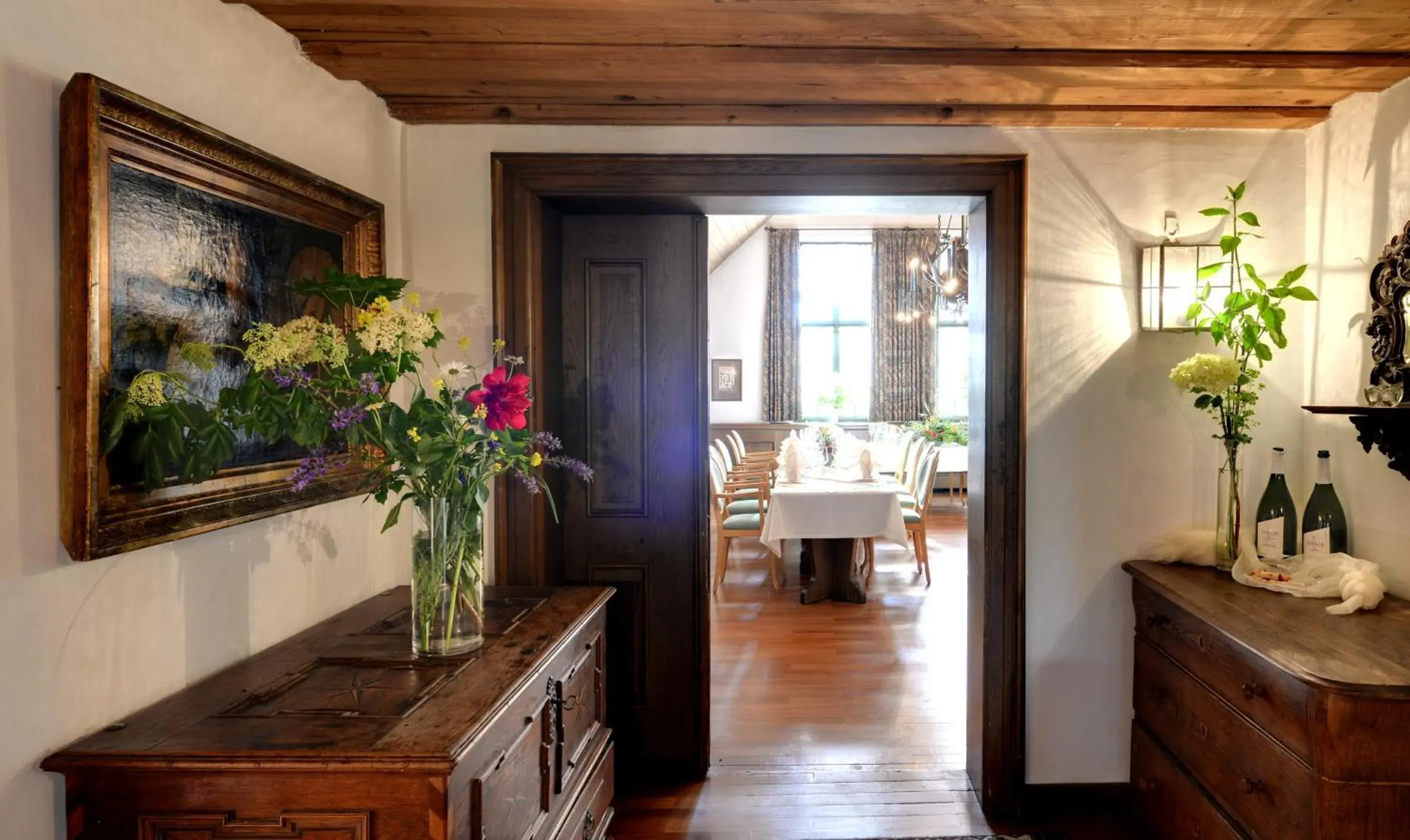 Decorative detail, Dining Area in Romantik Hotel Gasthaus Rottner