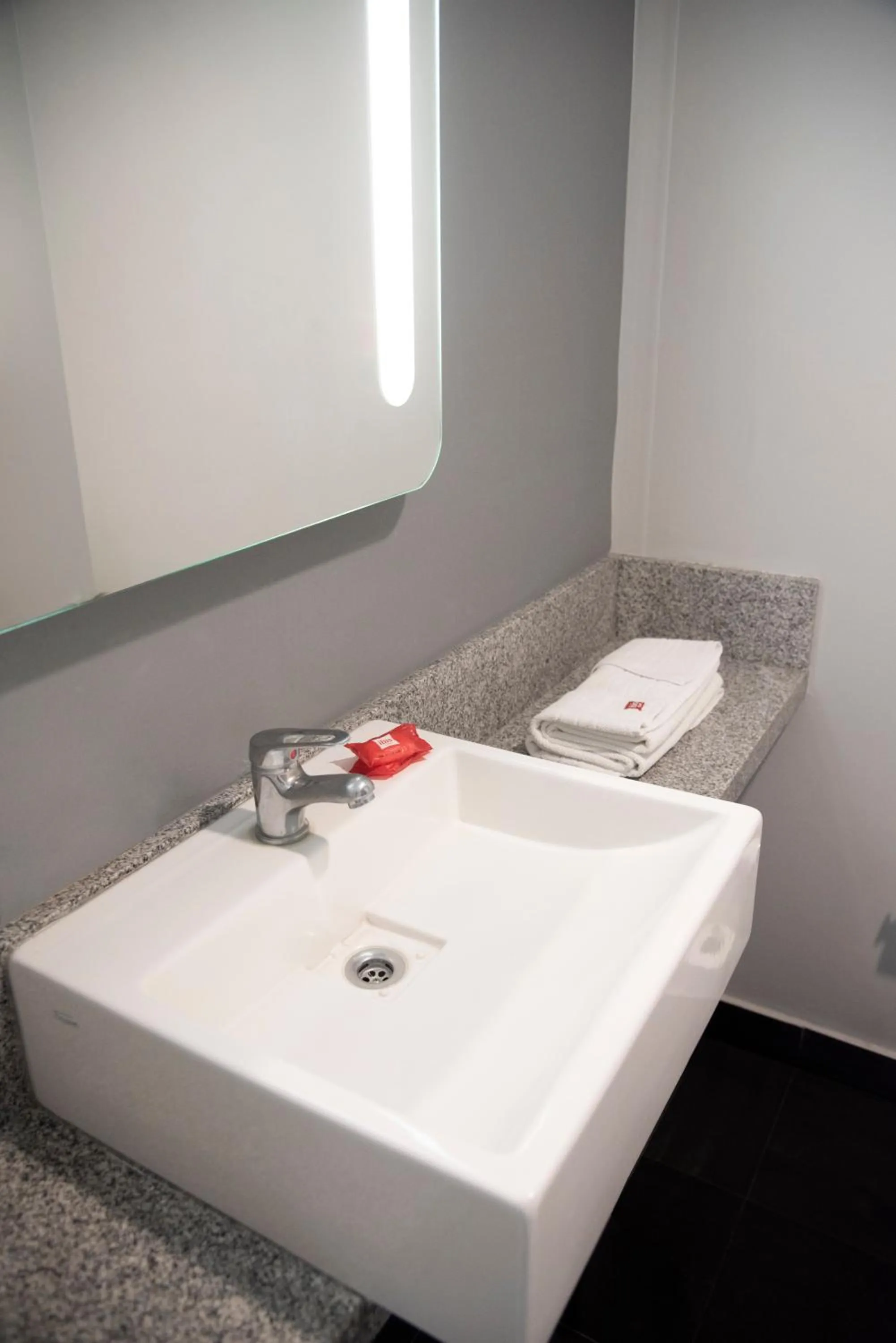 Bathroom in ibis Pilar