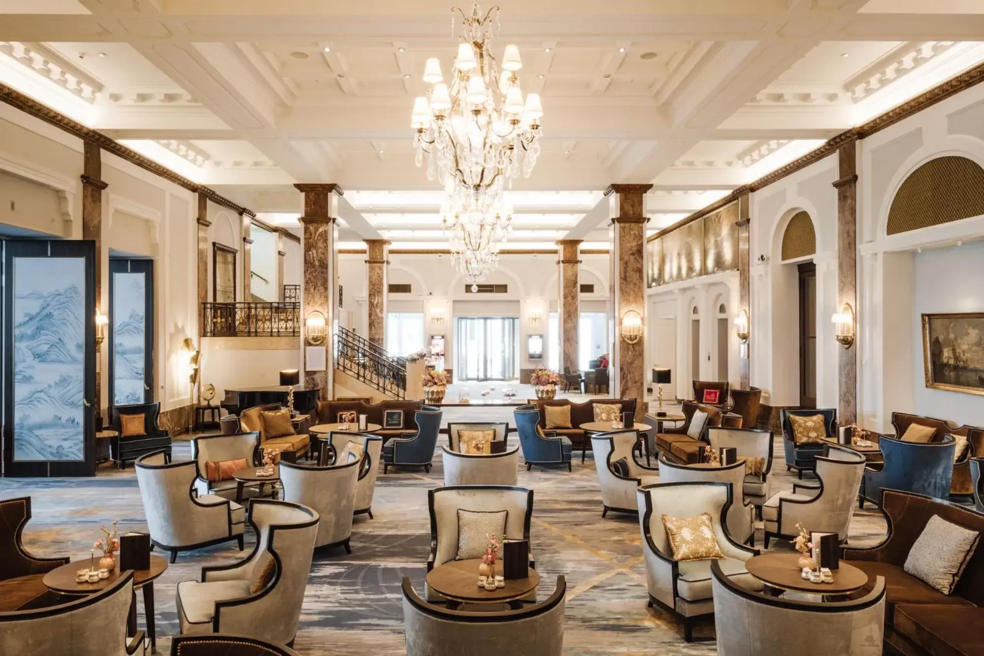 Lobby or reception, Restaurant/Places to Eat in Hotel Atlantic Hamburg, Autograph Collection