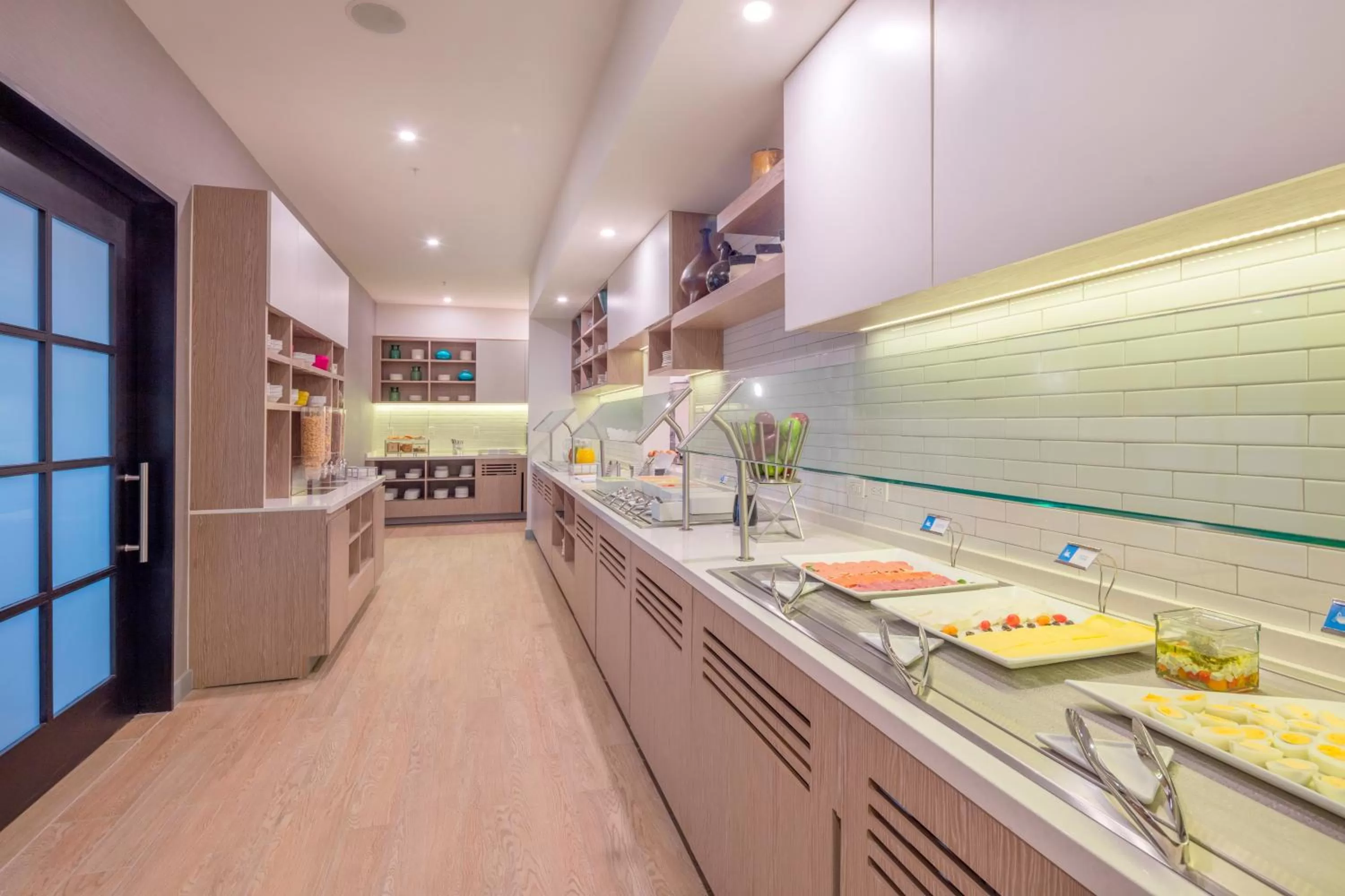 Buffet breakfast in Hyatt House Mexico City Santa Fe