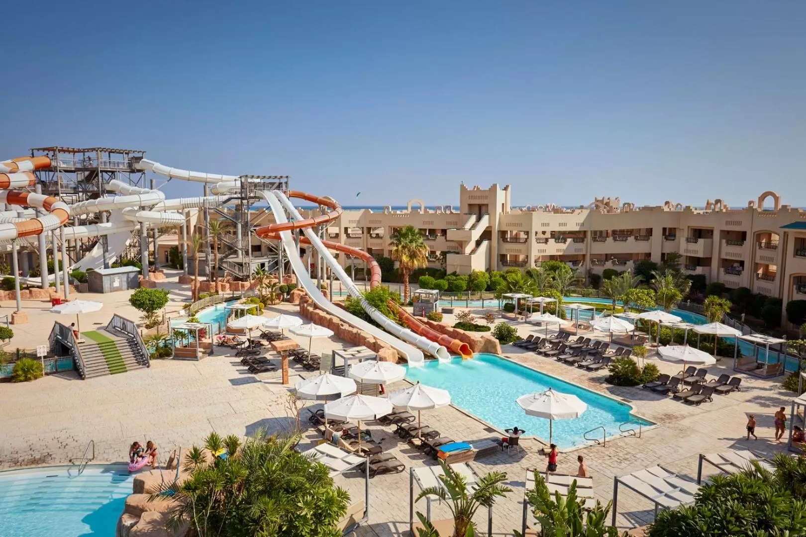 Swimming pool in Coral Sea Waterworld Sharm El Sheikh