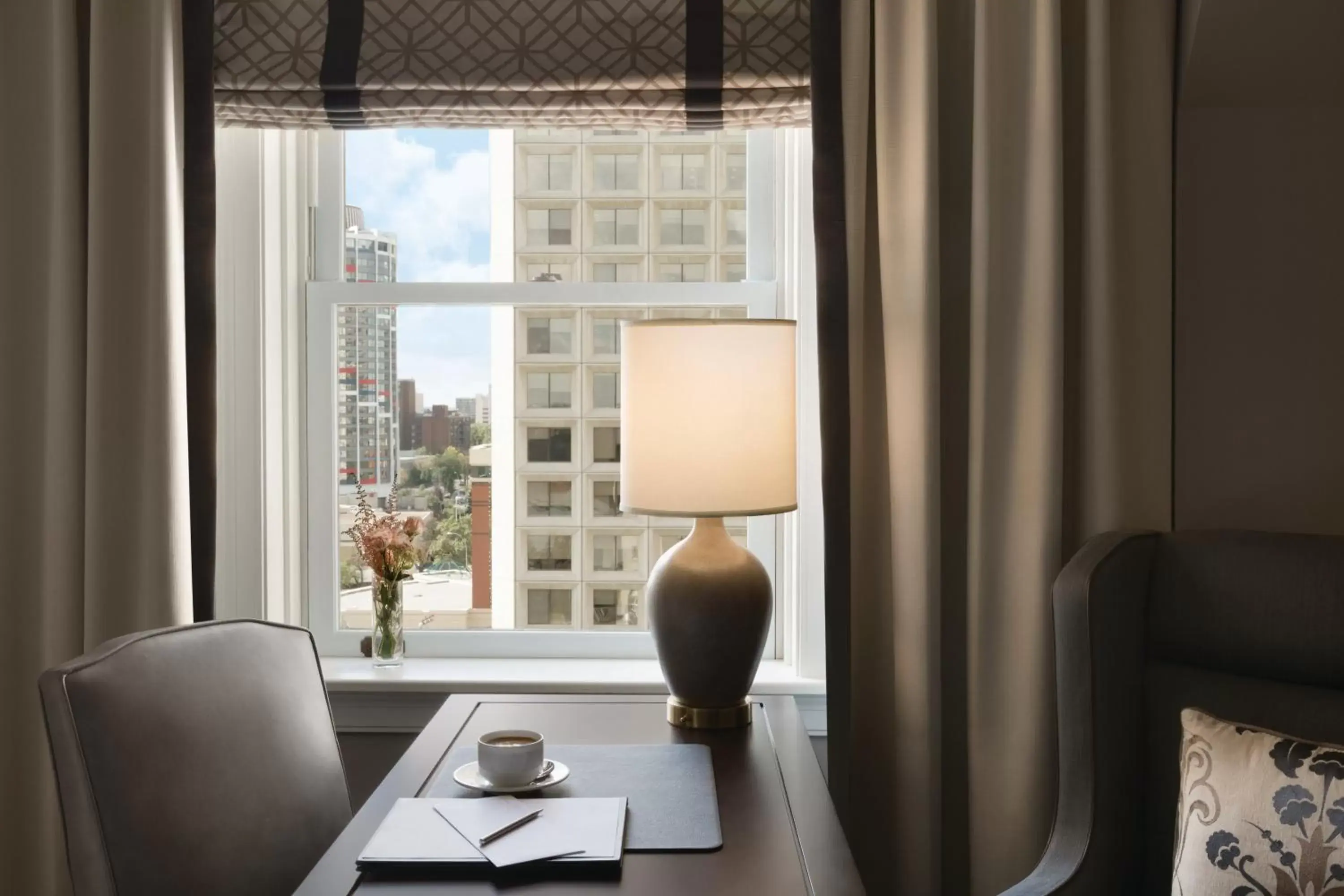 City view, Seating Area in Fairmont Hotel Macdonald