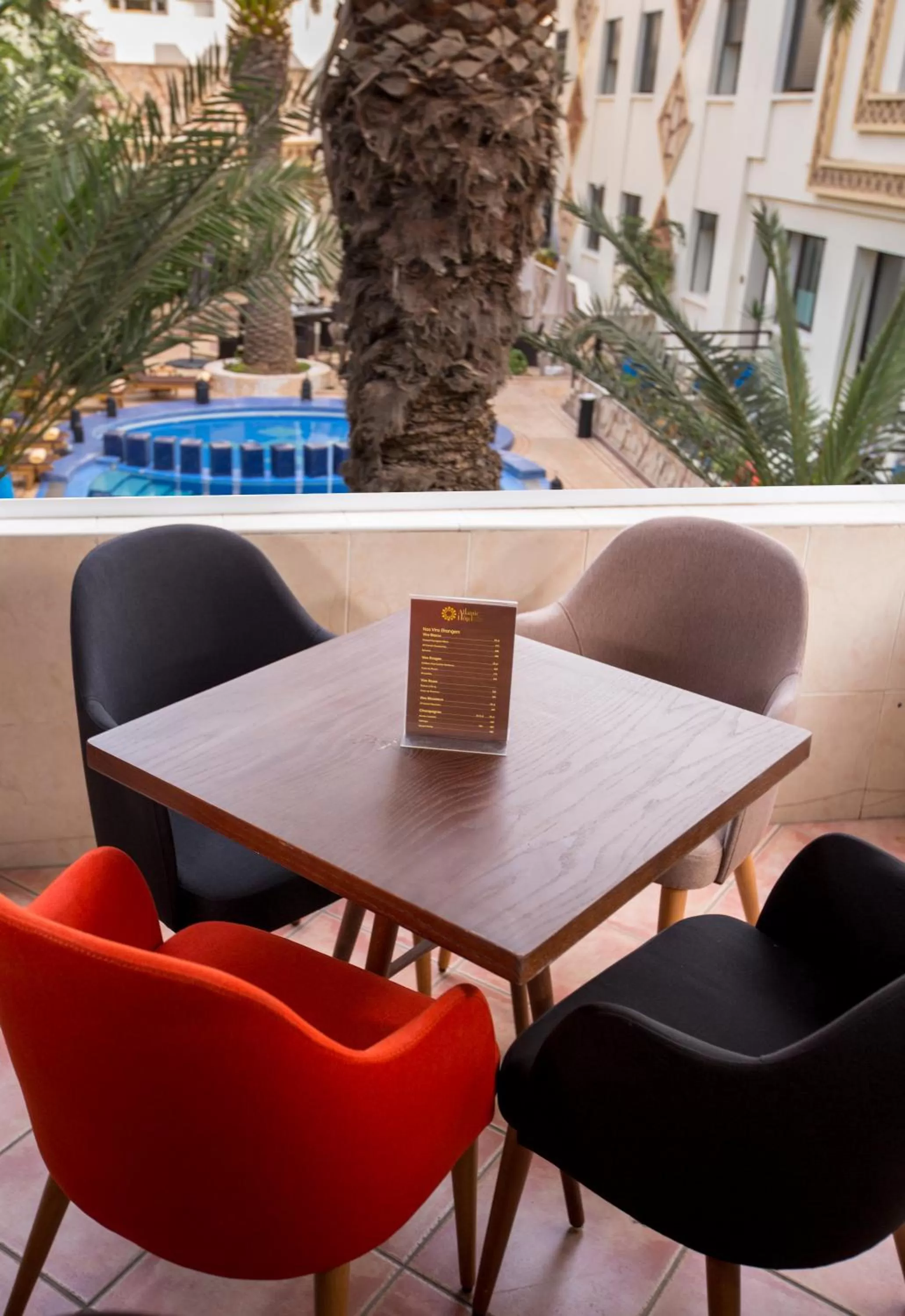 Decorative detail in Atlantic Hotel Agadir