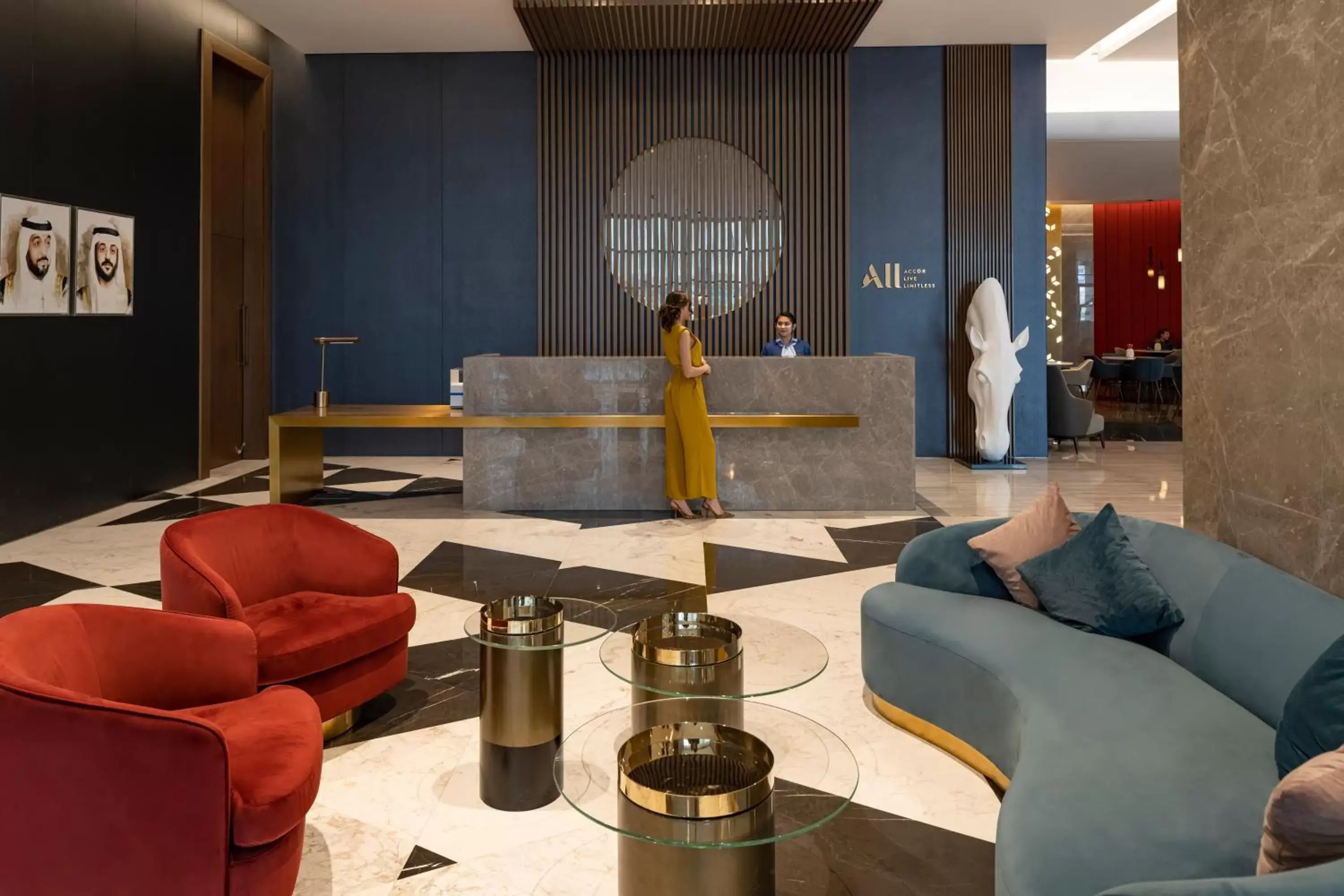 Lobby or reception, Lobby/Reception in Pullman Sharjah