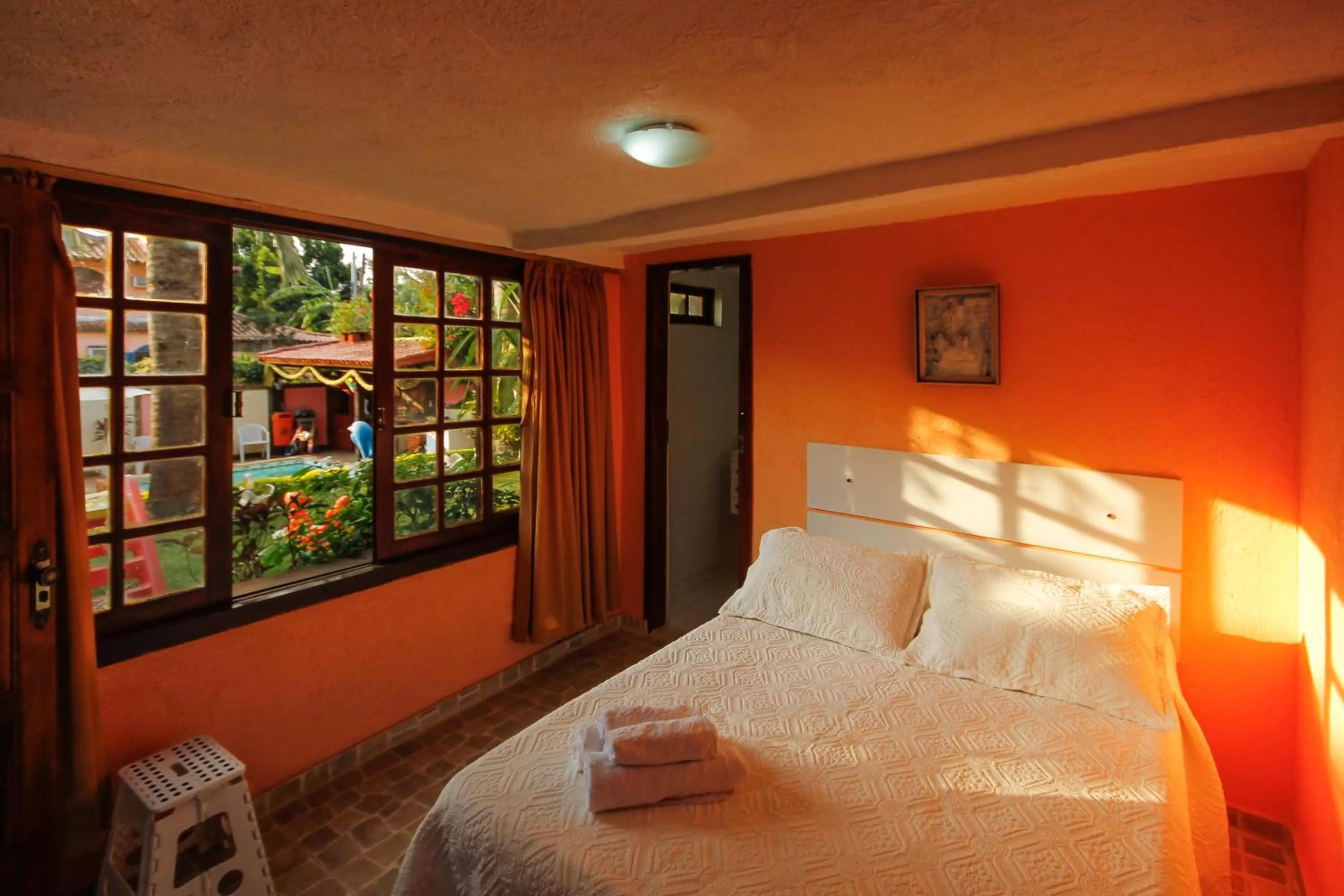 Bed in Suítes Casa do Barão