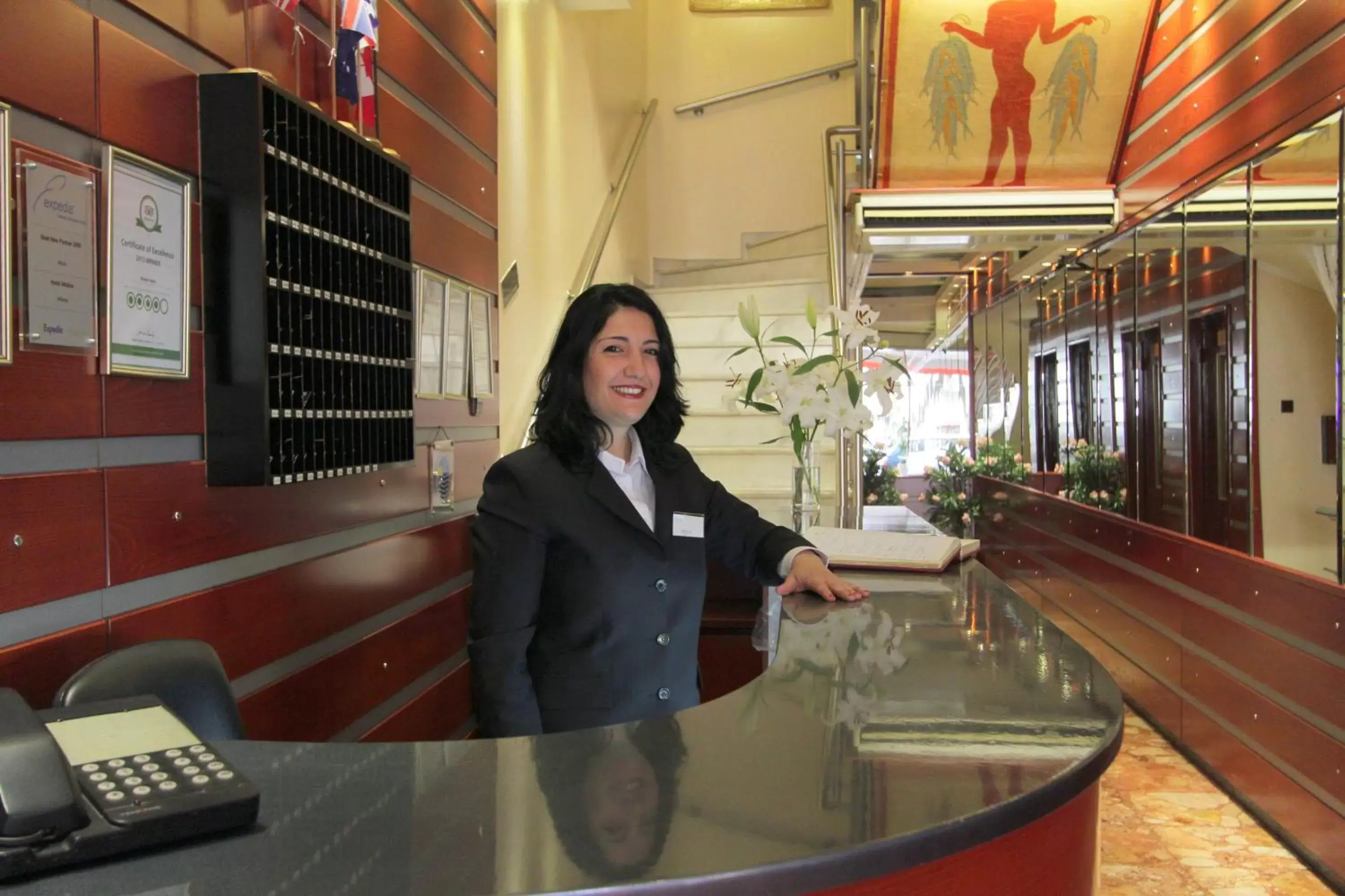 Staff, Lobby/Reception in Attalos Hotel