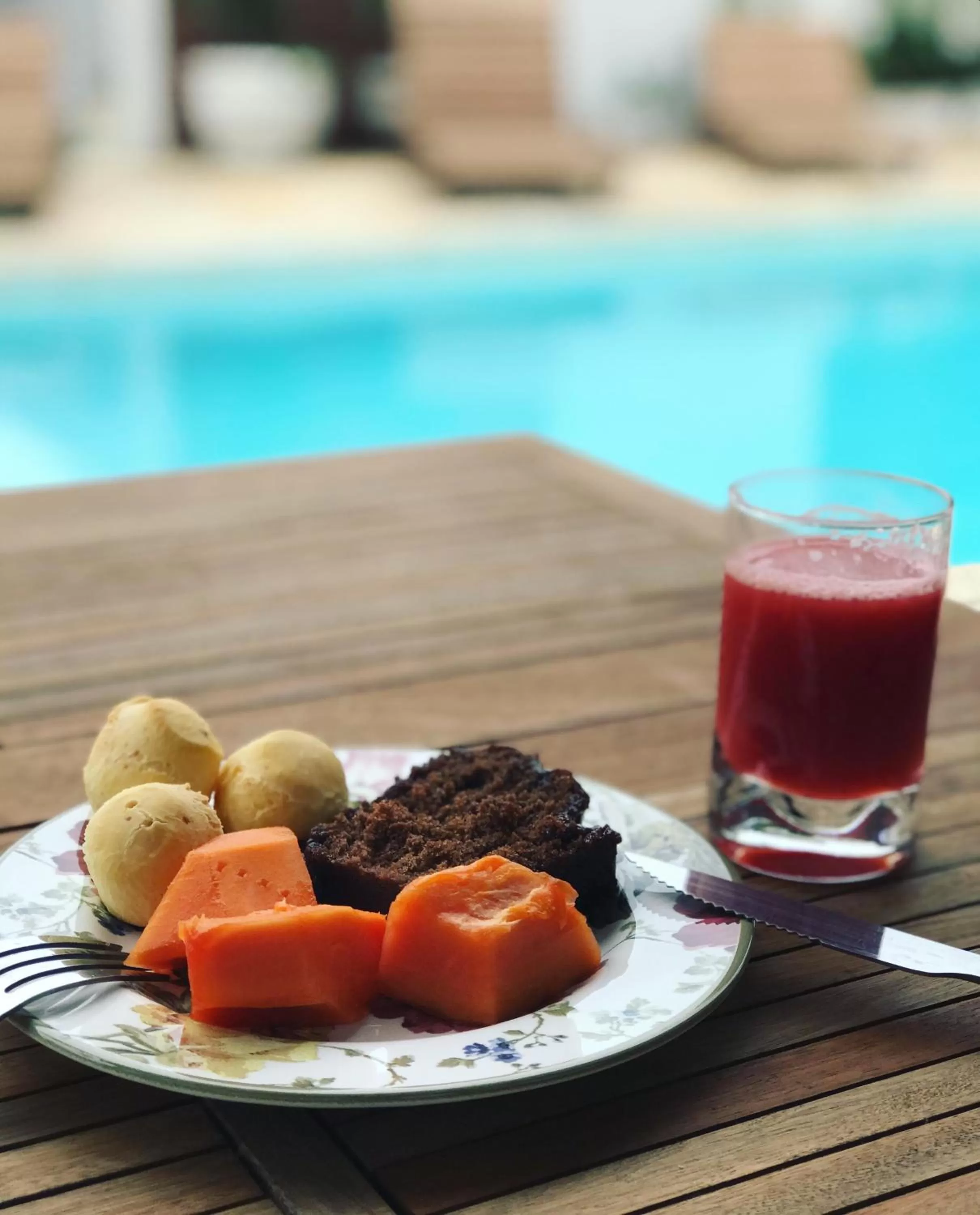 Breakfast, Swimming Pool in Santa Cecília Pousada