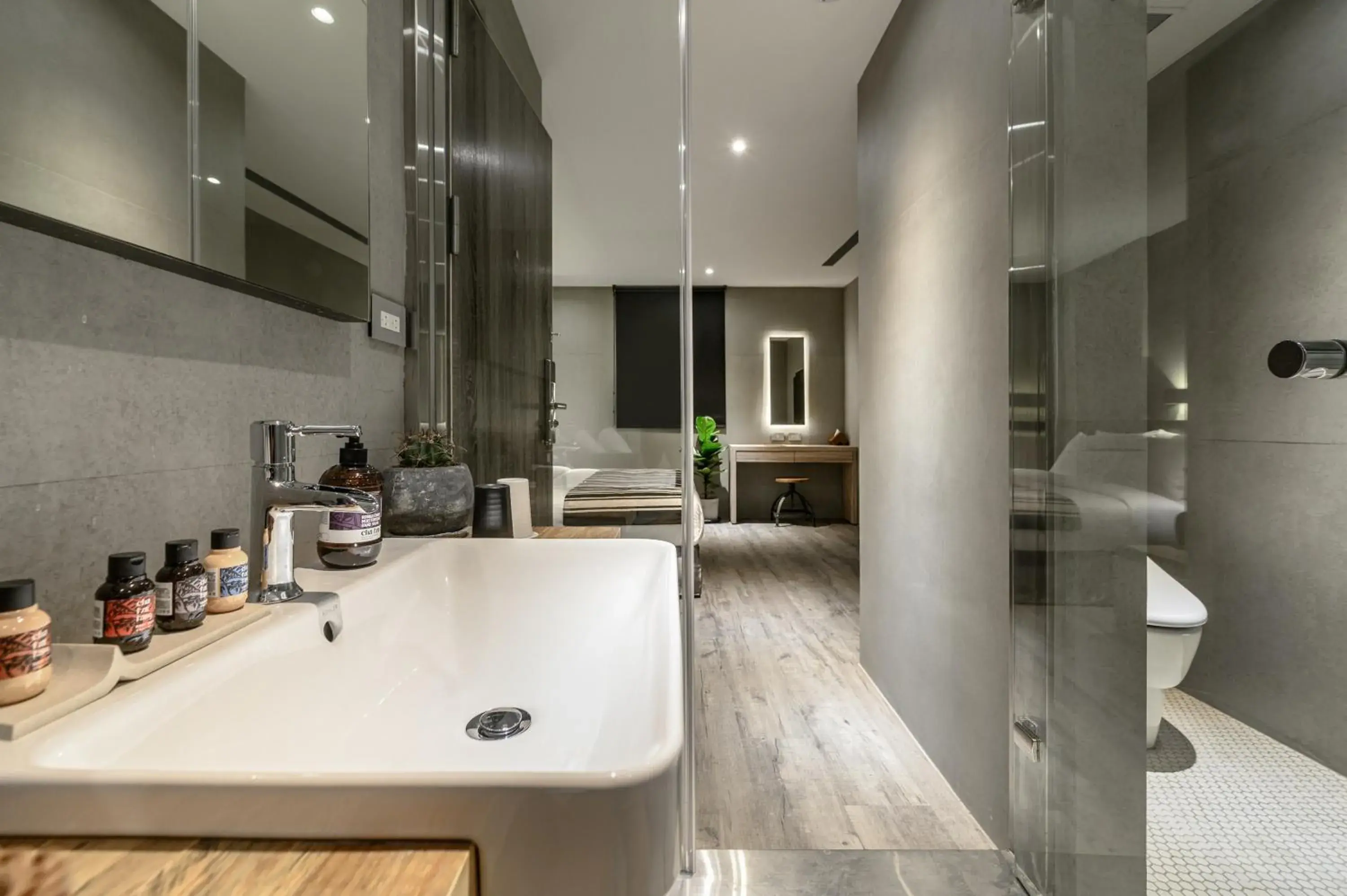 Bathroom in Yunoyado Onsen Hotspring Hotel Deyang