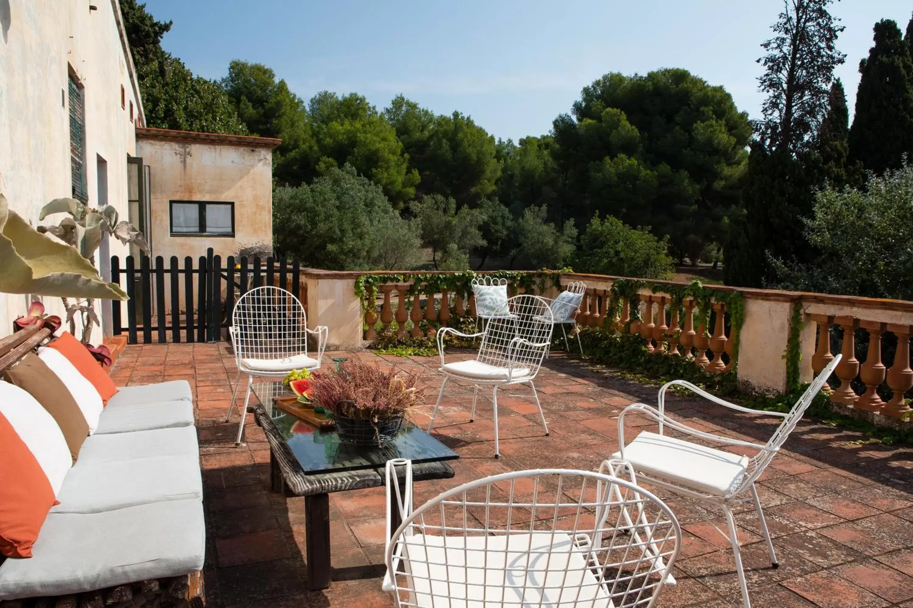 Balcony/Terrace in B&B Can Casadella